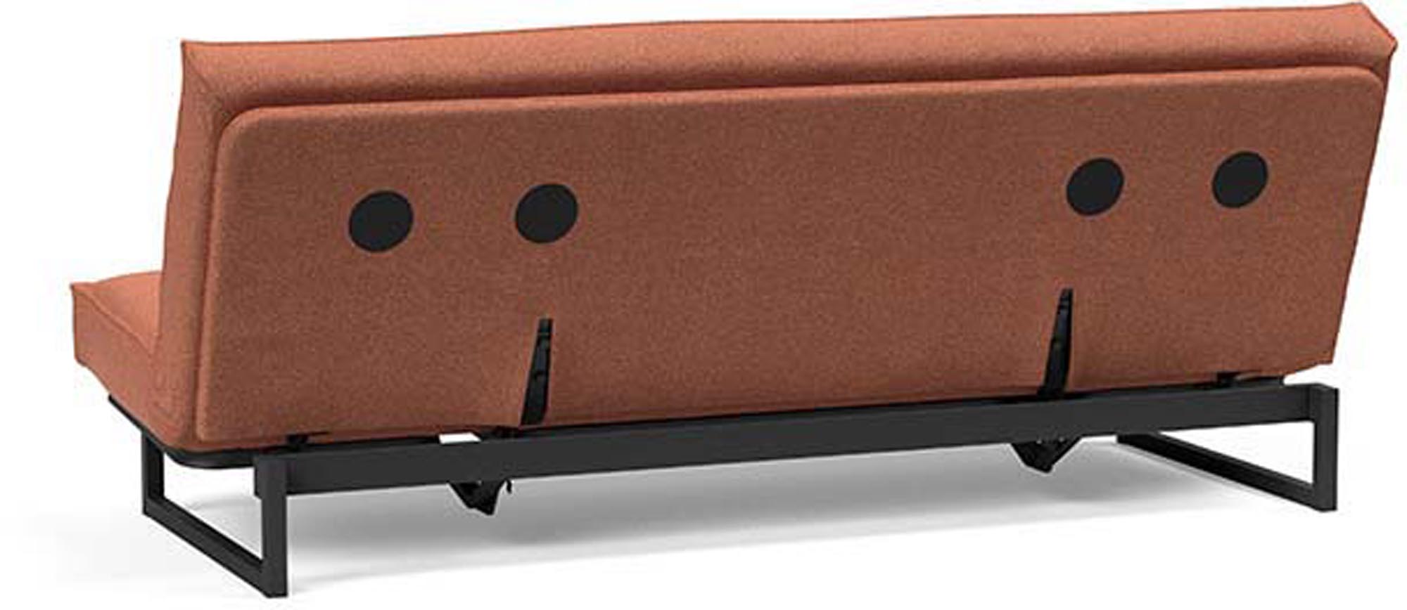 Erleben Sie das Fraction 120 Bettsofa Sharp Plus Cover von Innovation Living – ein elegantes, multifunktionales Sofa, ideal für kleine Räume und höchsten Komfort.