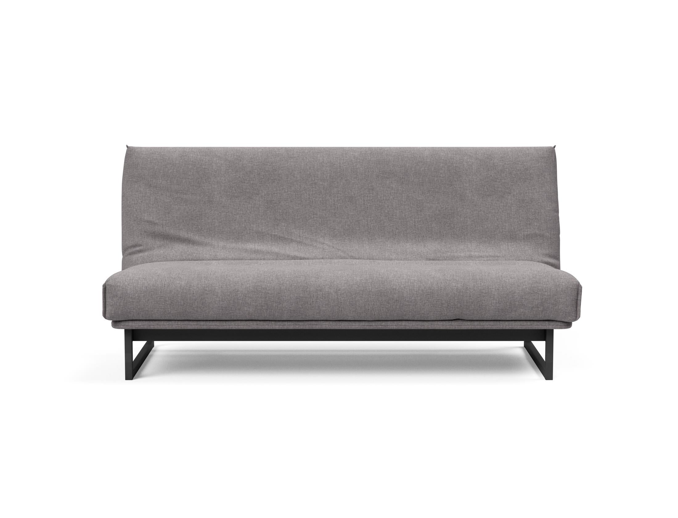 Fraction 140 Bettsofa Nordic Cover: Elegantes, flexibles Sofa mit abnehmbarem Bezug und komfortabler Soft Spring Matratze für höchsten Schlafgenuss.