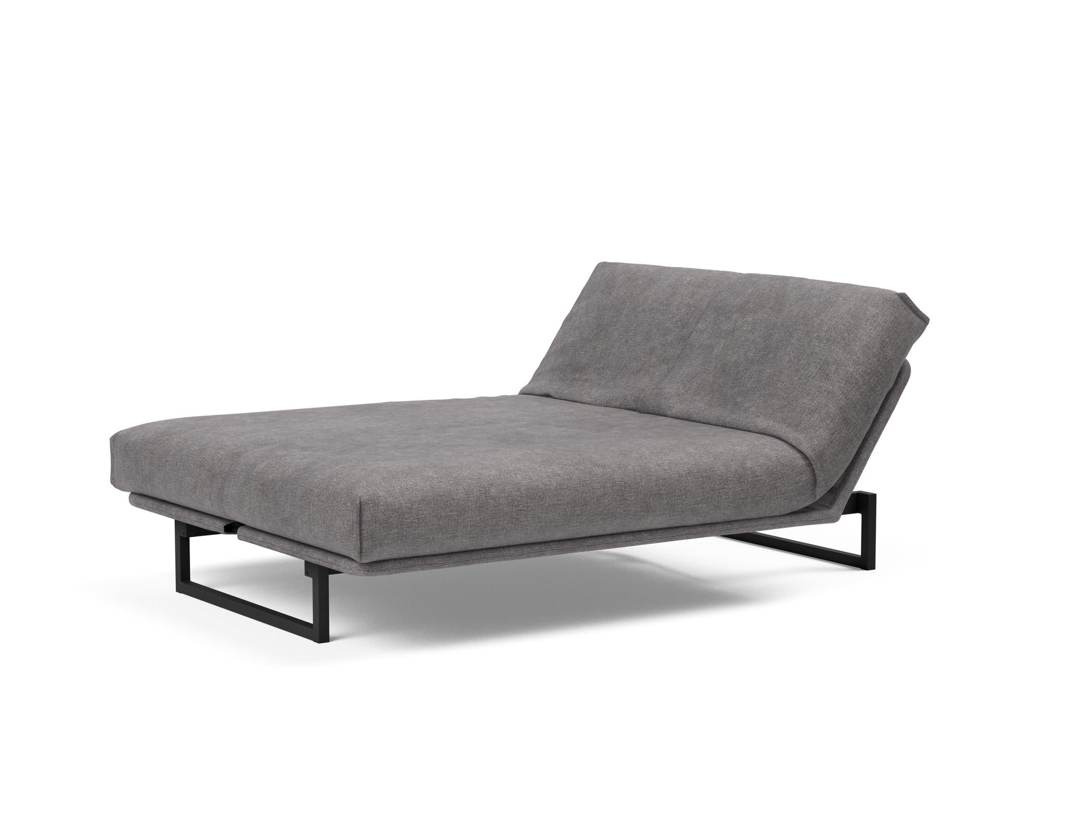 Fraction 140 Bettsofa Nordic Cover: Elegantes, flexibles Sofa mit abnehmbarem Bezug und komfortabler Soft Spring Matratze für höchsten Schlafgenuss.
