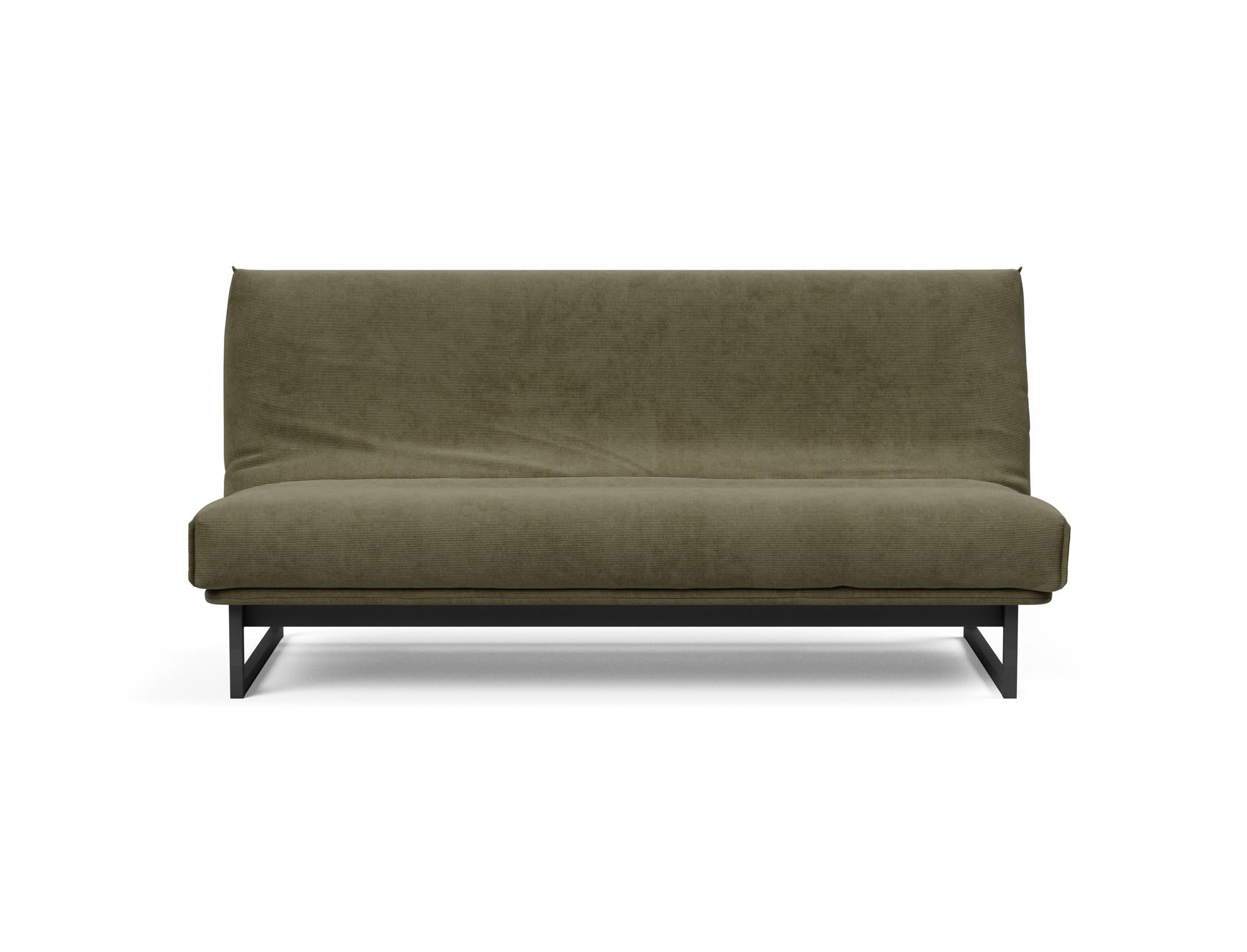 Fraction 140 Bettsofa Nordic Cover: Elegantes, flexibles Sofa mit abnehmbarem Bezug und komfortabler Soft Spring Matratze für höchsten Schlafgenuss.