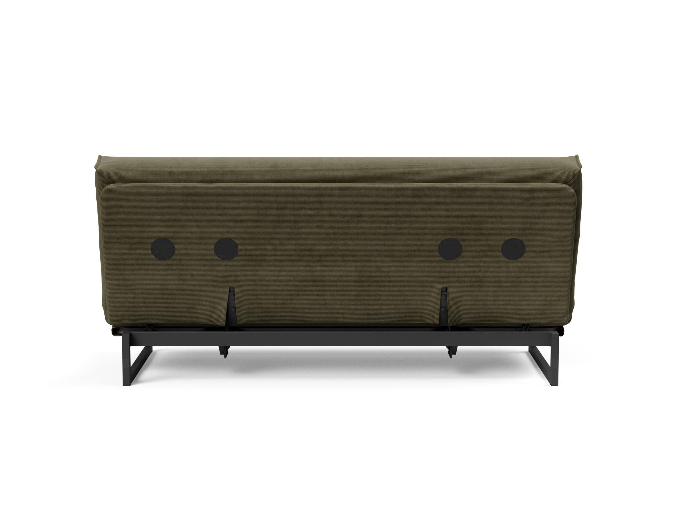 Fraction 140 Bettsofa Nordic Cover: Multifunktionales Sofa mit stilvollem Design, abnehmbarem Bezug und weicher Matratze für optimalen Komfort.