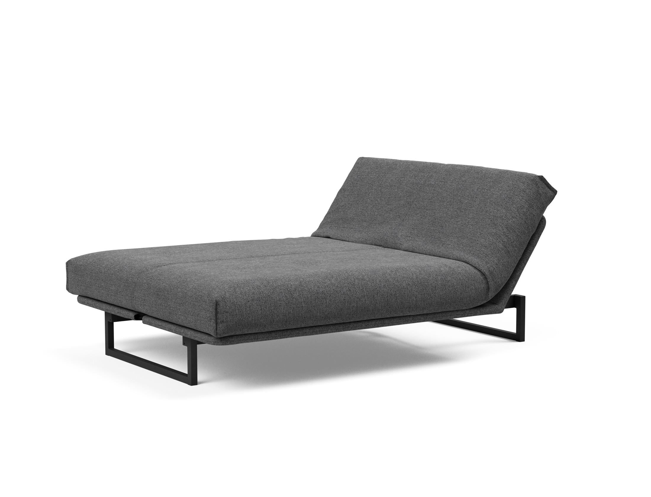 Fraction 140 Bettsofa Nordic Cover: Elegantes, flexibles Sofa mit abnehmbarem Bezug und komfortabler Soft Spring Matratze für höchsten Schlafgenuss.