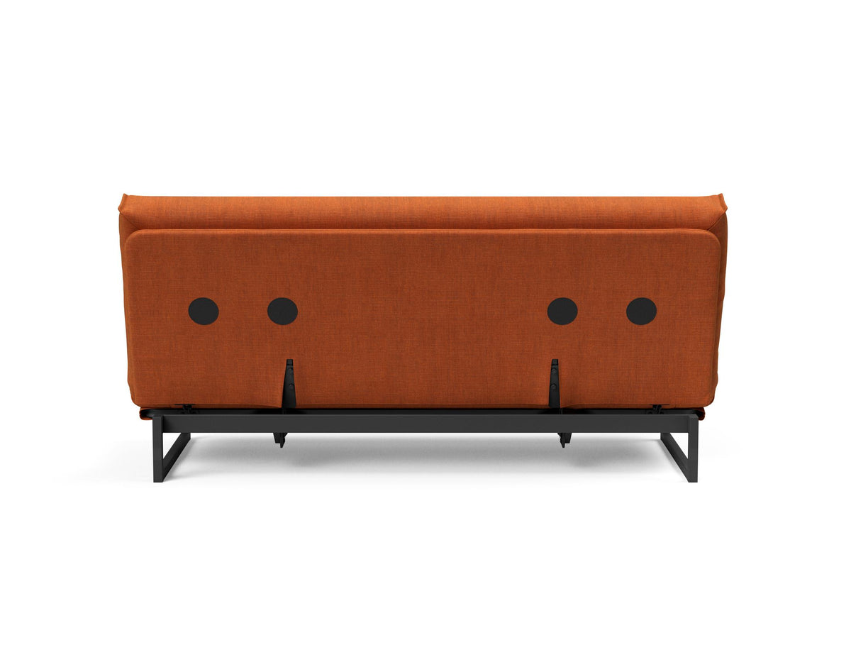 Fraction 140 Bettsofa Nordic Cover mit Gestellbezug Soft Spring in 412 Esina Rust Orange präsentiert im Onlineshop von KAQTU Design AG. Bettsofa ist von Innovation Living