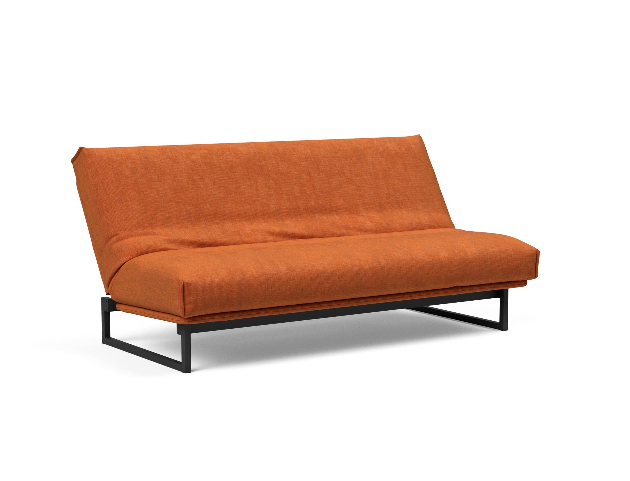 Fraction 140 Bettsofa Nordic Cover: Multifunktionales Sofa mit abnehmbarem Bezug und Soft Spring Matratze für ultimativen Komfort und modernes Design.