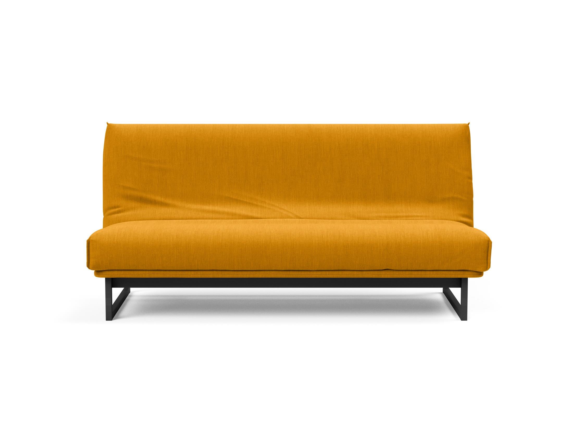 Fraction 140 Bettsofa Nordic Cover: Elegantes, flexibles Sofa mit abnehmbarem Bezug und komfortabler Soft Spring Matratze für höchsten Schlafgenuss.
