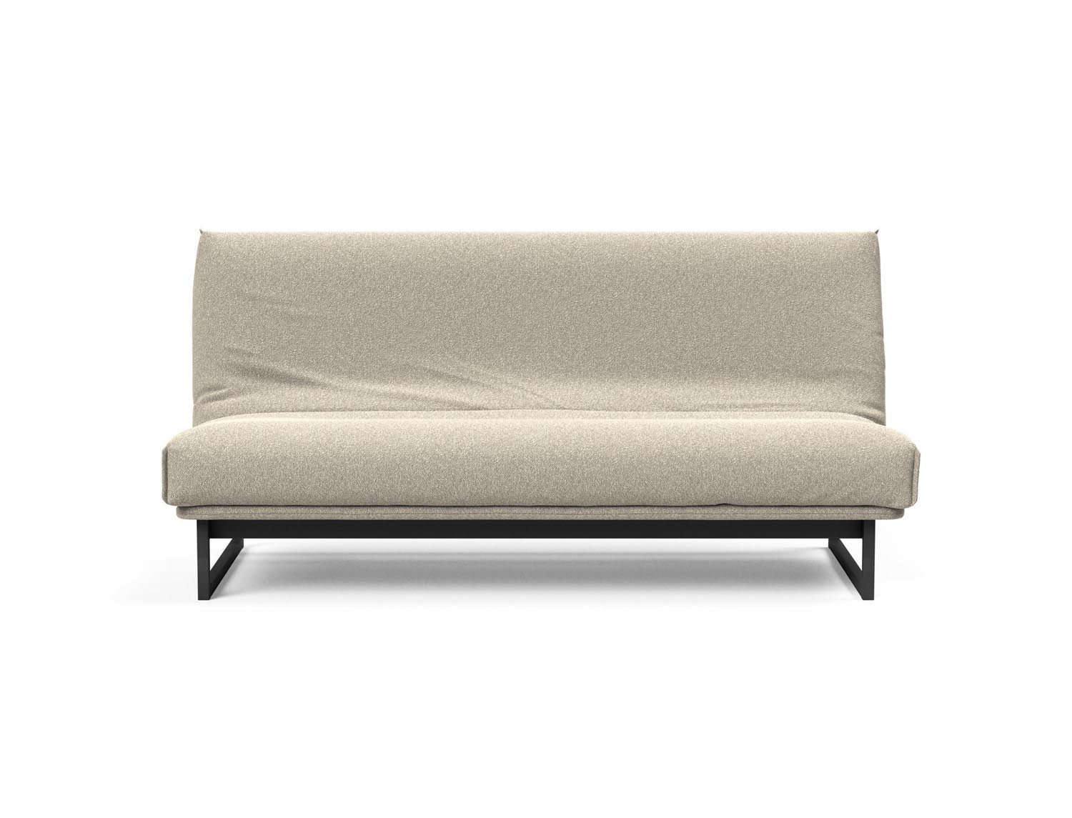 Entdecken Sie das Fraction 140 Bettsofa mit Nordic Cover von Innovation Living: stilvolles Design, komfortable Soft Spring-Matratze, ideal für kompakte Wohnräume.