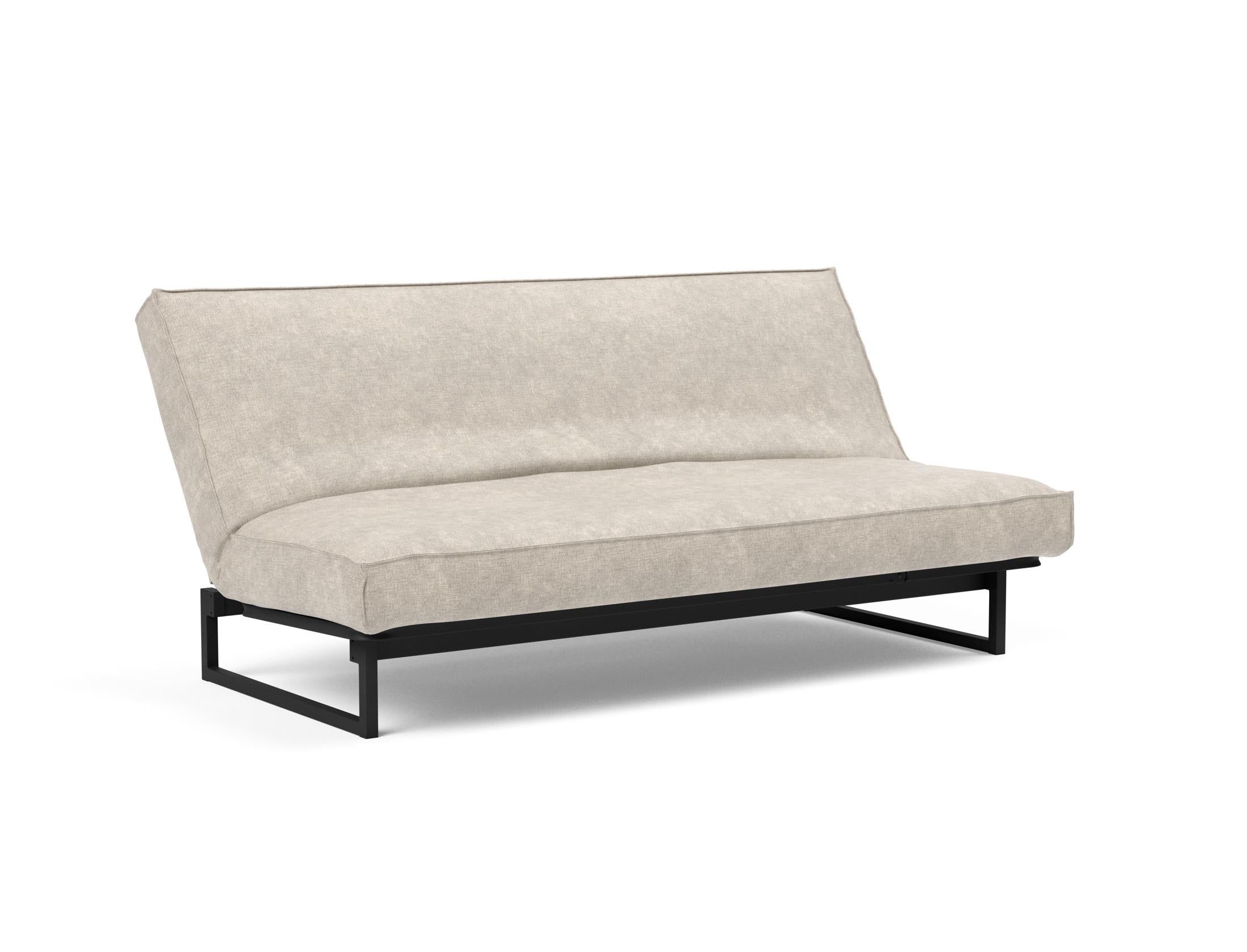 Erleben Sie das Fraction 140 Bettsofa Sharp Plus Cover Soft Spring von Innovation Living – eine elegante Lösung für Komfort und Flexibilität in jedem Raum.