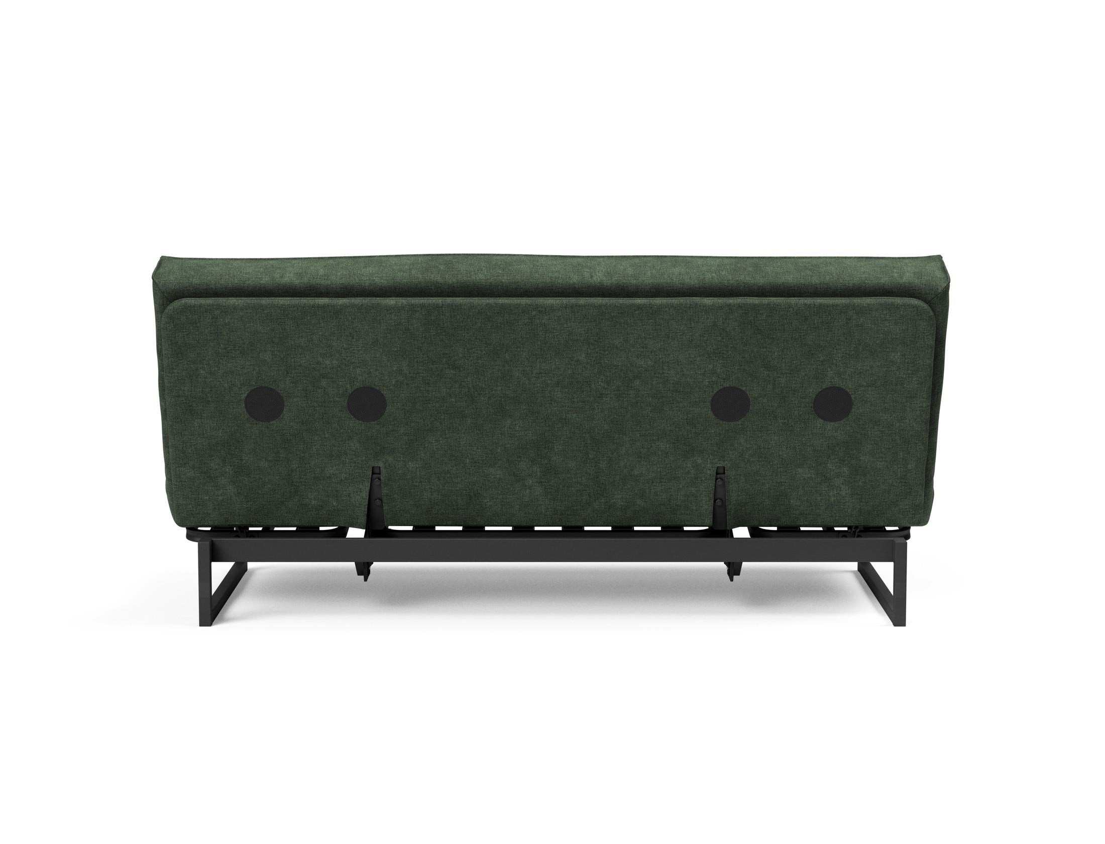 Erleben Sie das Fraction 140 Bettsofa Sharp Plus Cover Soft Spring von Innovation Living – eine elegante Lösung für Komfort und Flexibilität in jedem Raum.