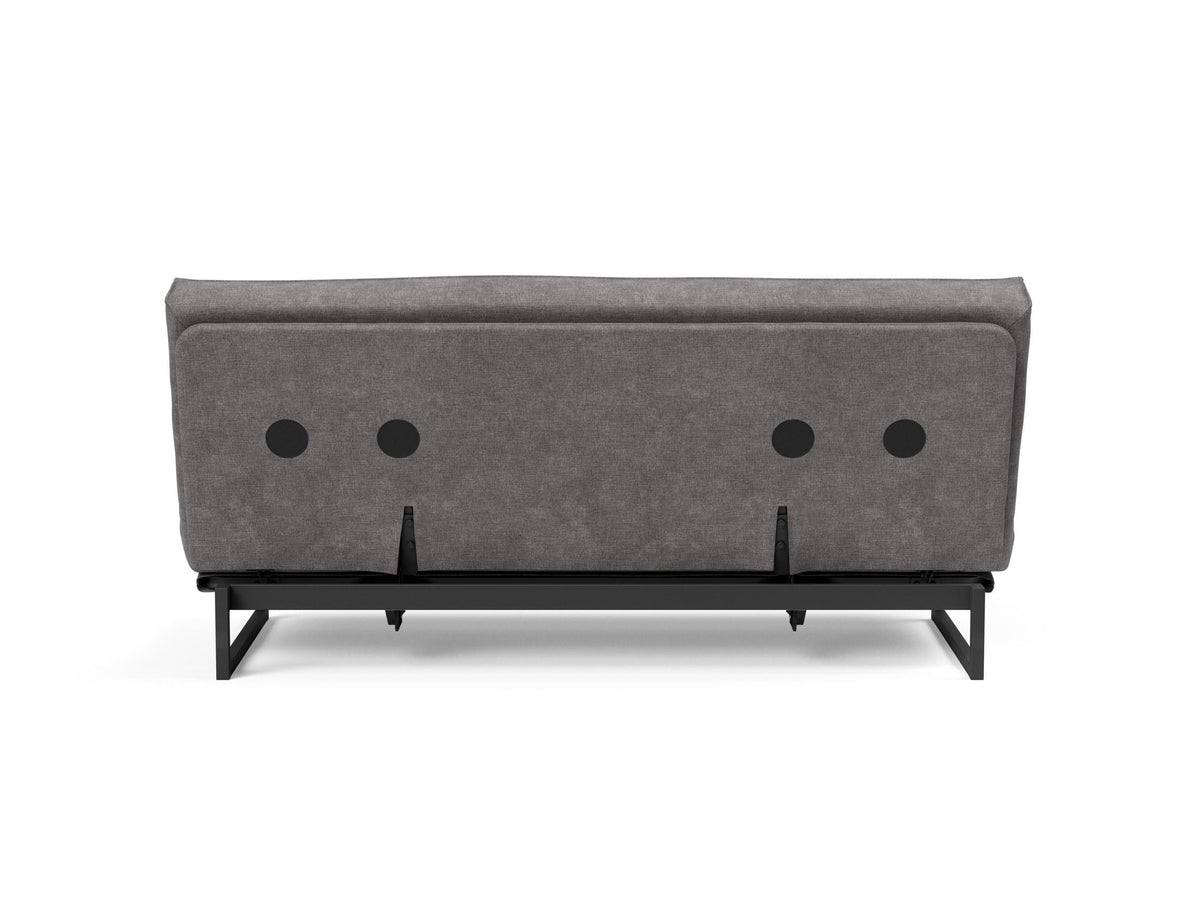 Fraction 140 Bettsofa Sharp Plus Cover mit Gestellbezug Soft Spring in 282 Avella Warm Grey präsentiert im Onlineshop von KAQTU Design AG. Bettsofa ist von Innovation Living