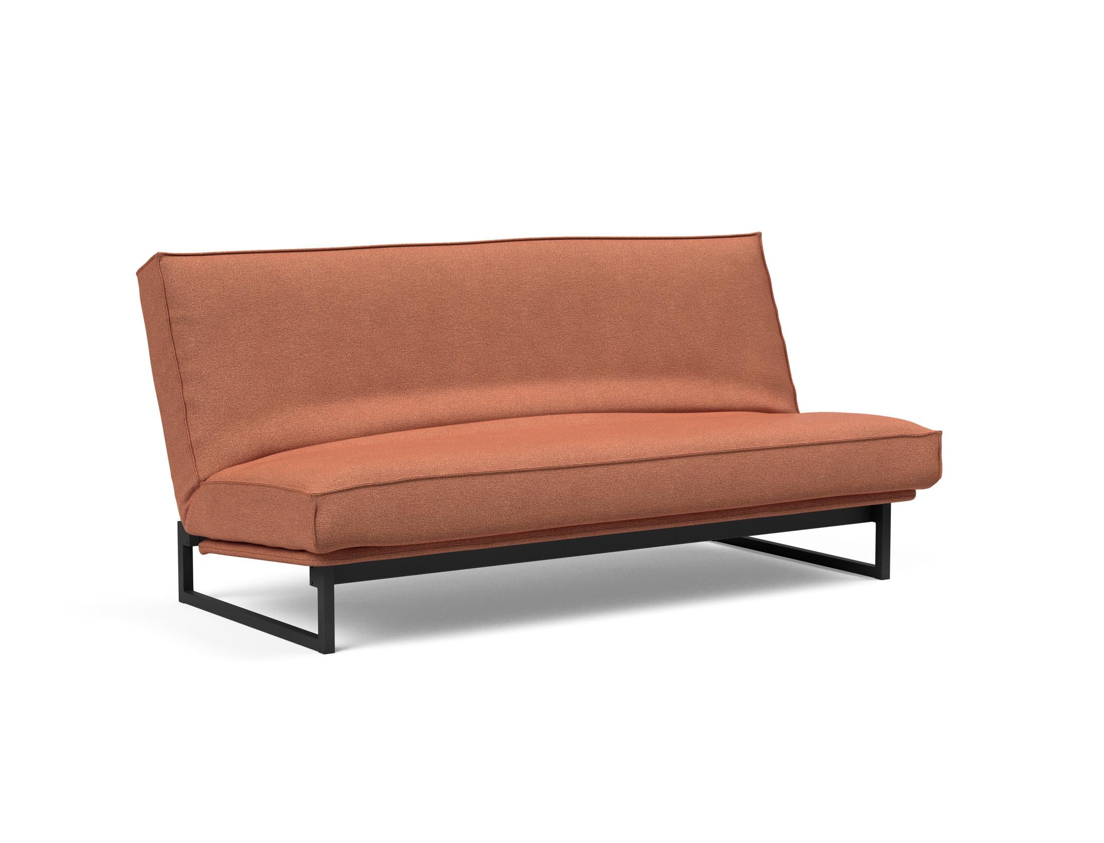 Fraction 140 Bettsofa Sharp Plus Cover: Stilvolles Sofa mit robustem Rahmen und bequemer Matratze. Perfekt für Alltag und Gäste!