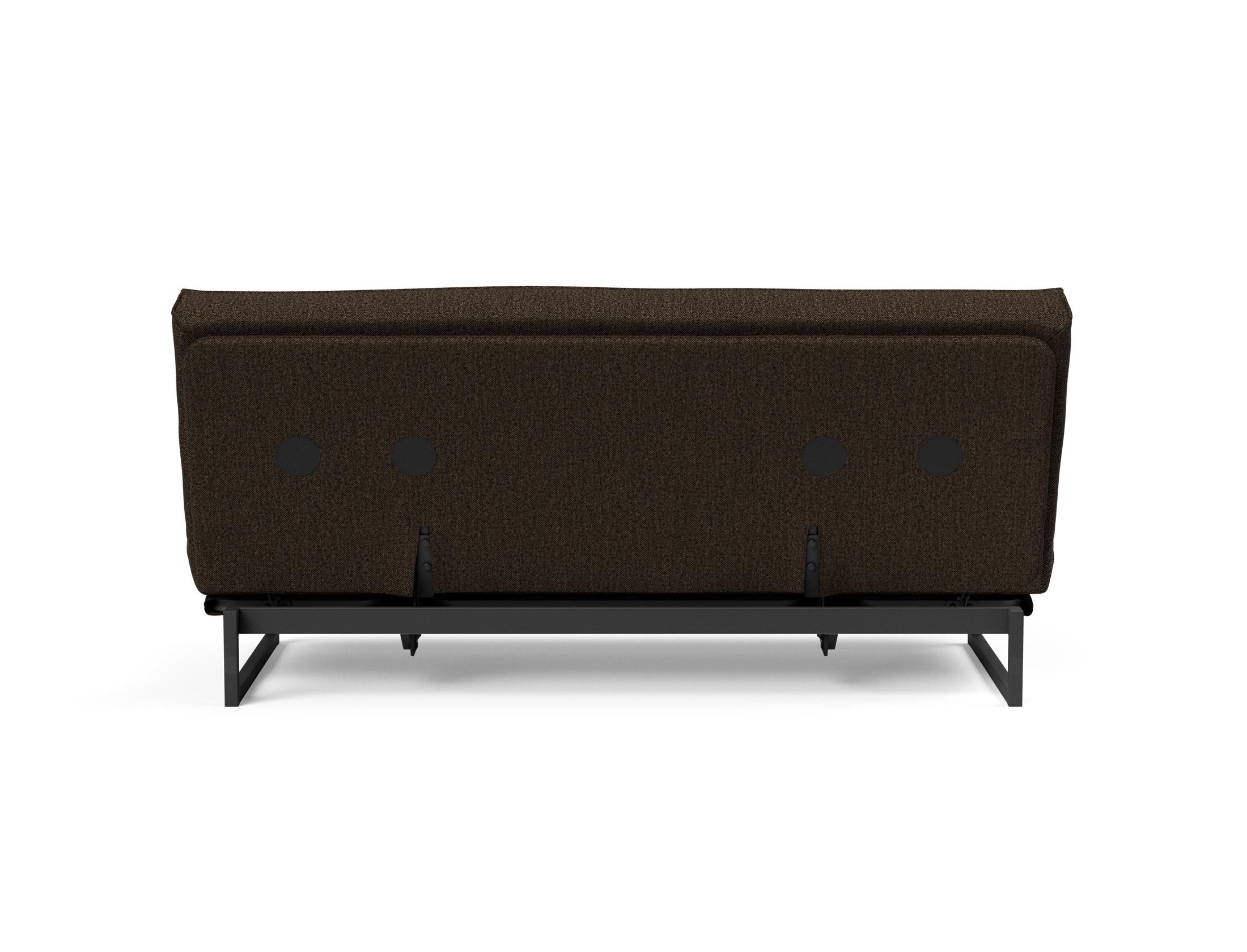 Fraction 140 Bettsofa Sharp Plus Cover: Stilvolles Sofa mit robustem Rahmen und bequemer Matratze. Perfekt für Alltag und Gäste!