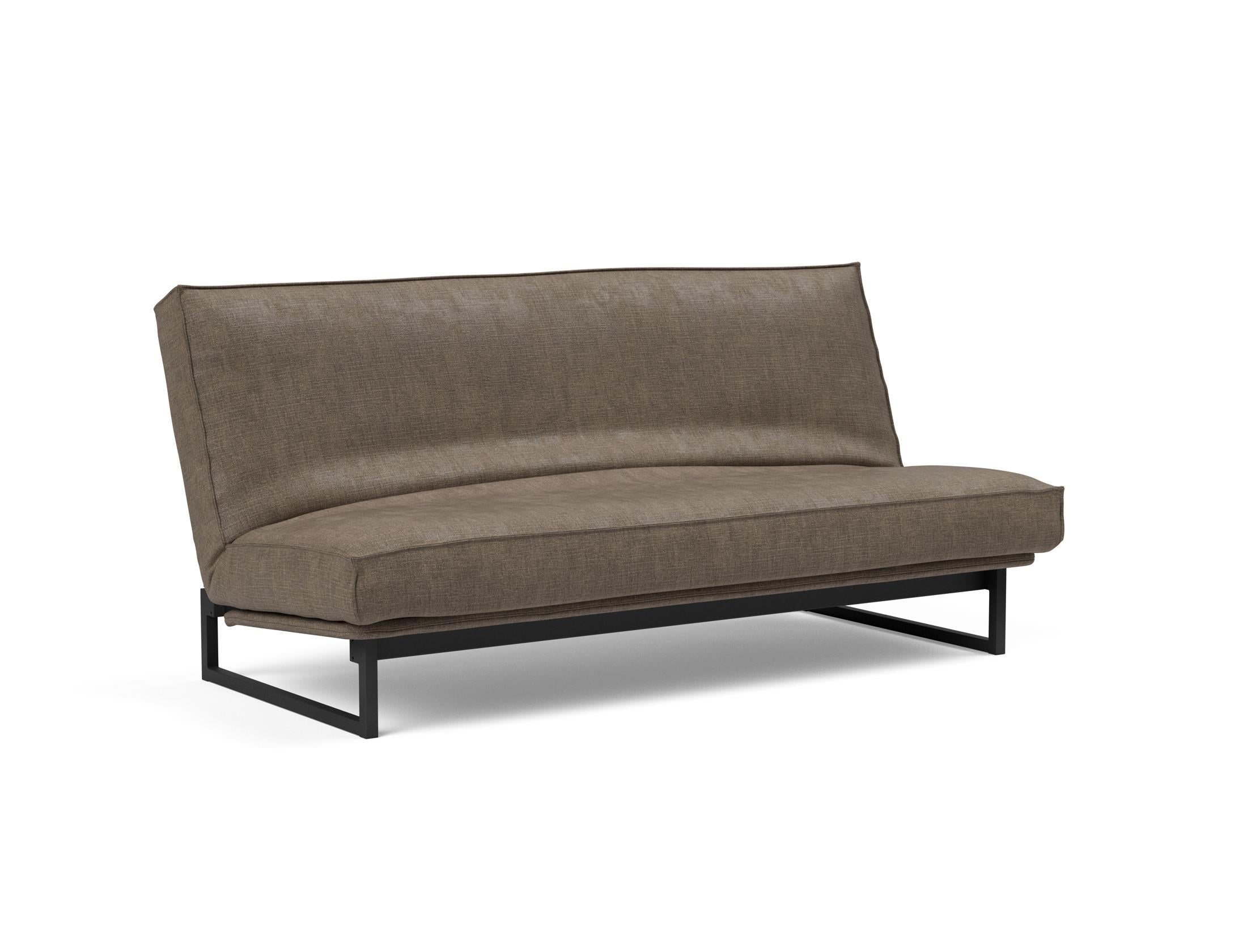 Fraction 140 Bettsofa Sharp Plus Cover: Stilvolles Sofa mit robustem Rahmen und bequemer Matratze. Perfekt für Alltag und Gäste!