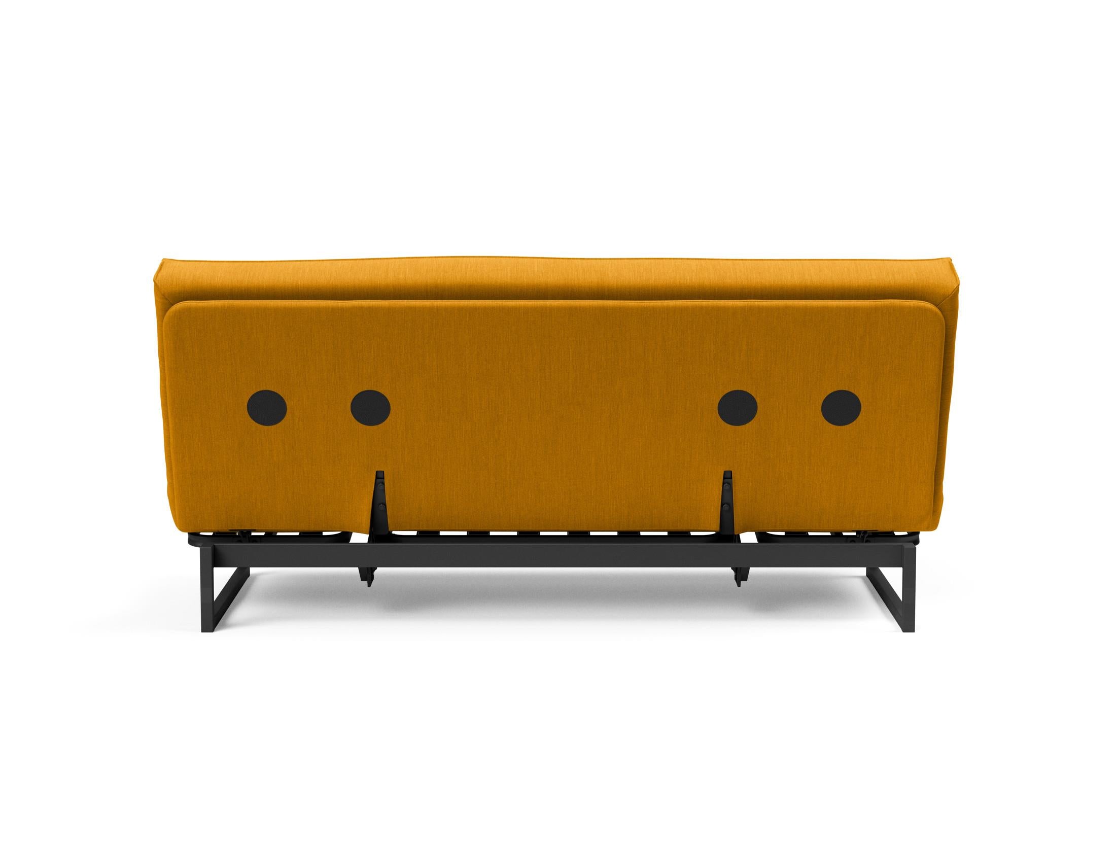 Entdecken Sie das Fraction 140 Bettsofa Sharp Plus Cover Soft Spring von Innovation Living – stilvoll, platzsparend und perfekt für Ihr Zuhause.