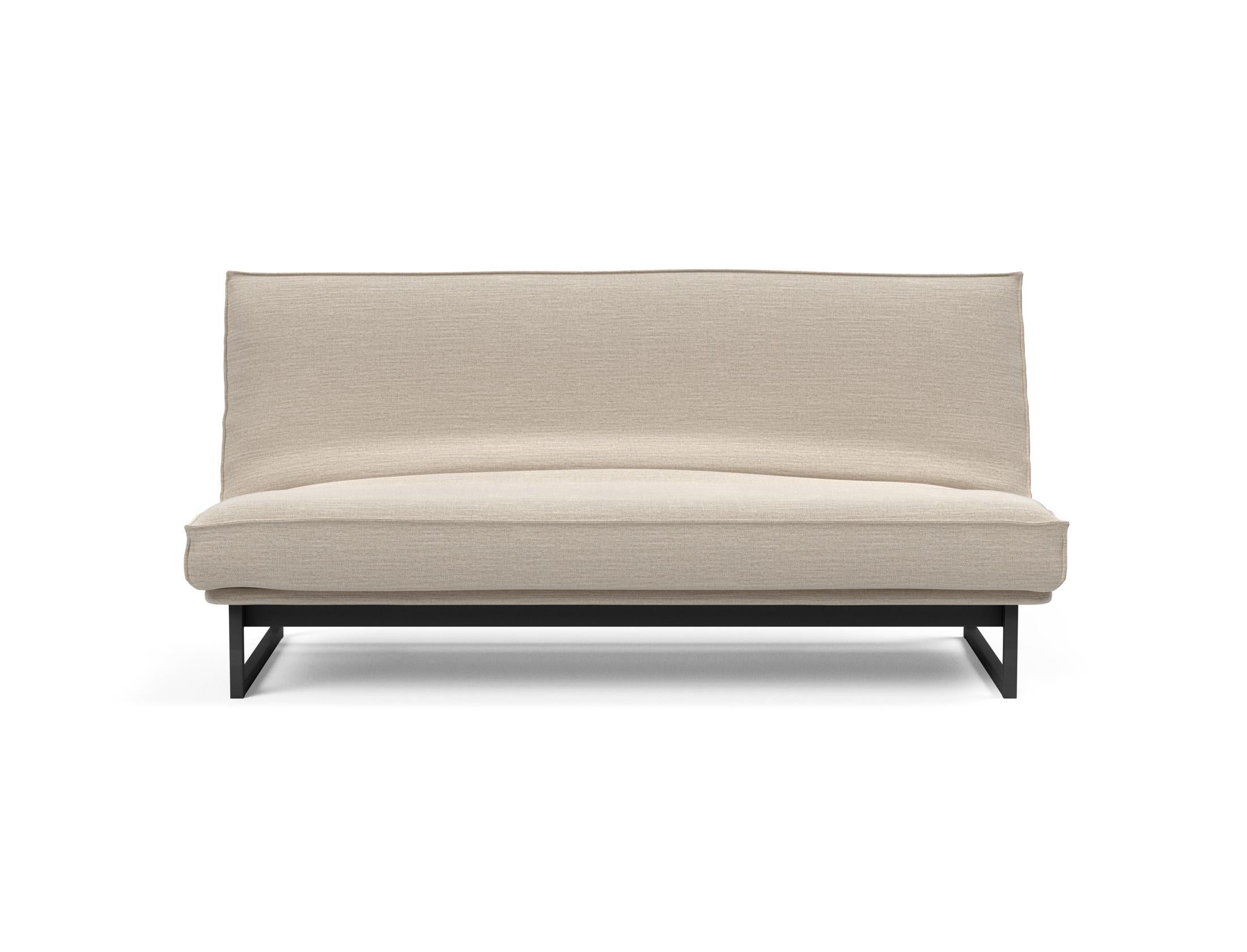 Stylisches Fraction 140 Bettsofa mit hochwertigem Soft Spring Bezug, perfekt für zeitgemäße Wohnräume und vielseitige Nutzung.