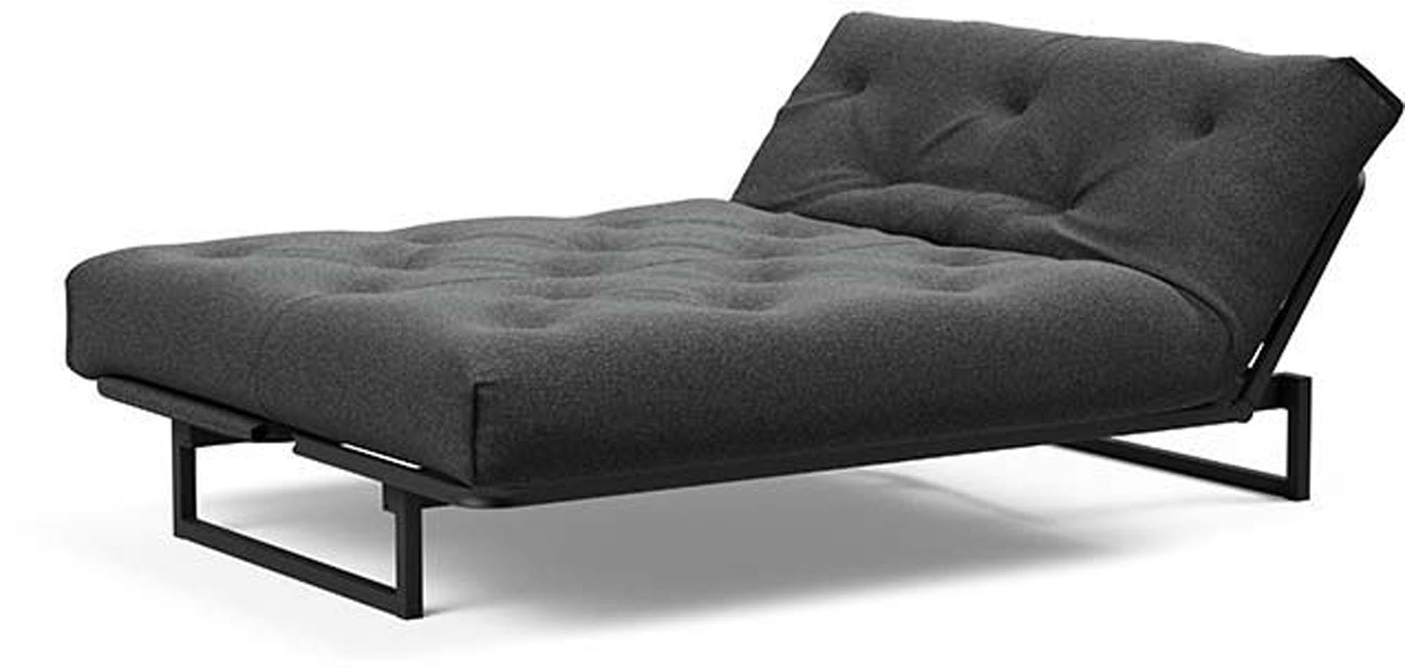 Fraction 140 Bettsofa Nordic von Innovation Living: Stilvolles, platzsparendes Sofa, das mühelos in ein komfortables Bett umgewandelt werden kann.