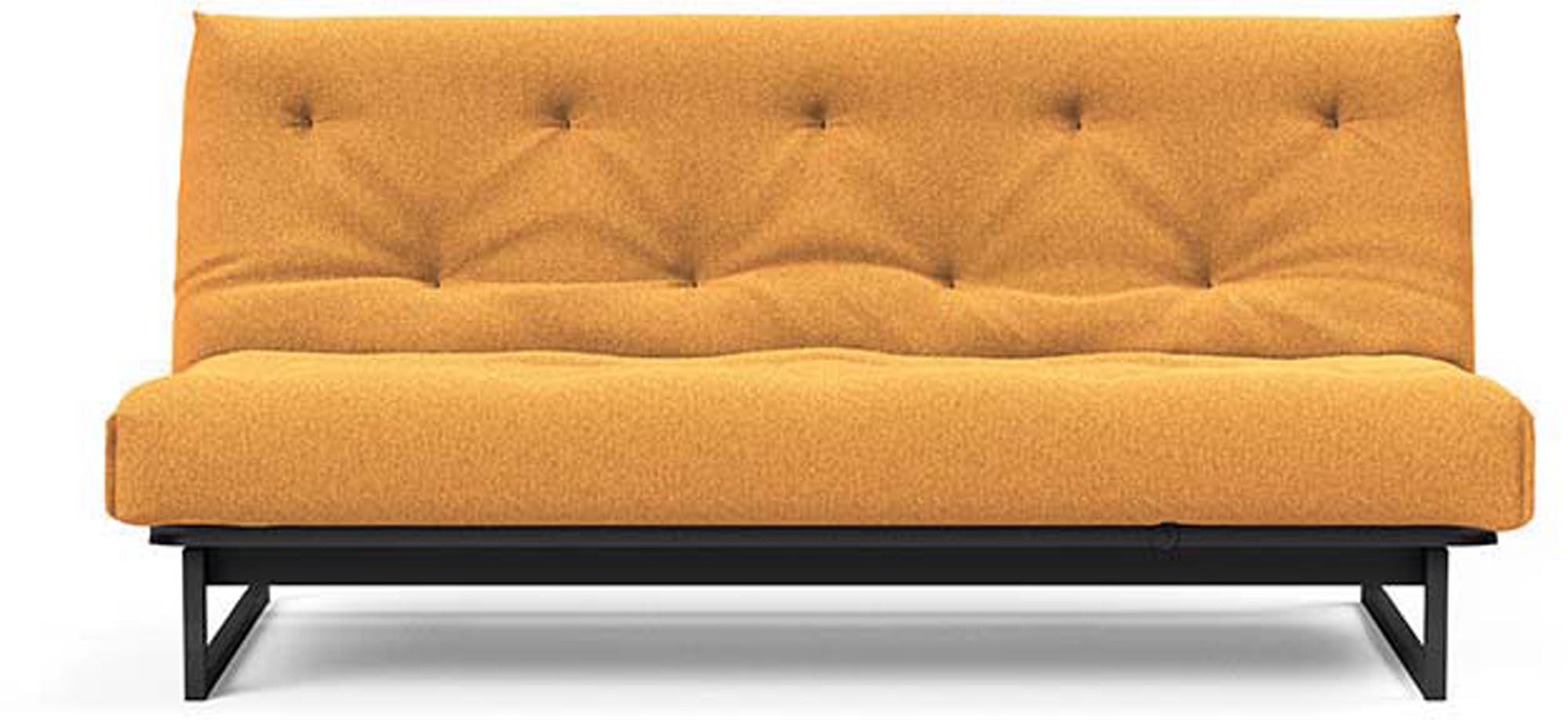 Fraction 140 Bettsofa Nordic von Innovation Living: Elegantes, funktionales Sofa, das sich schnell in ein gemütliches Bett verwandelt und ideal für kleine Räume ist.