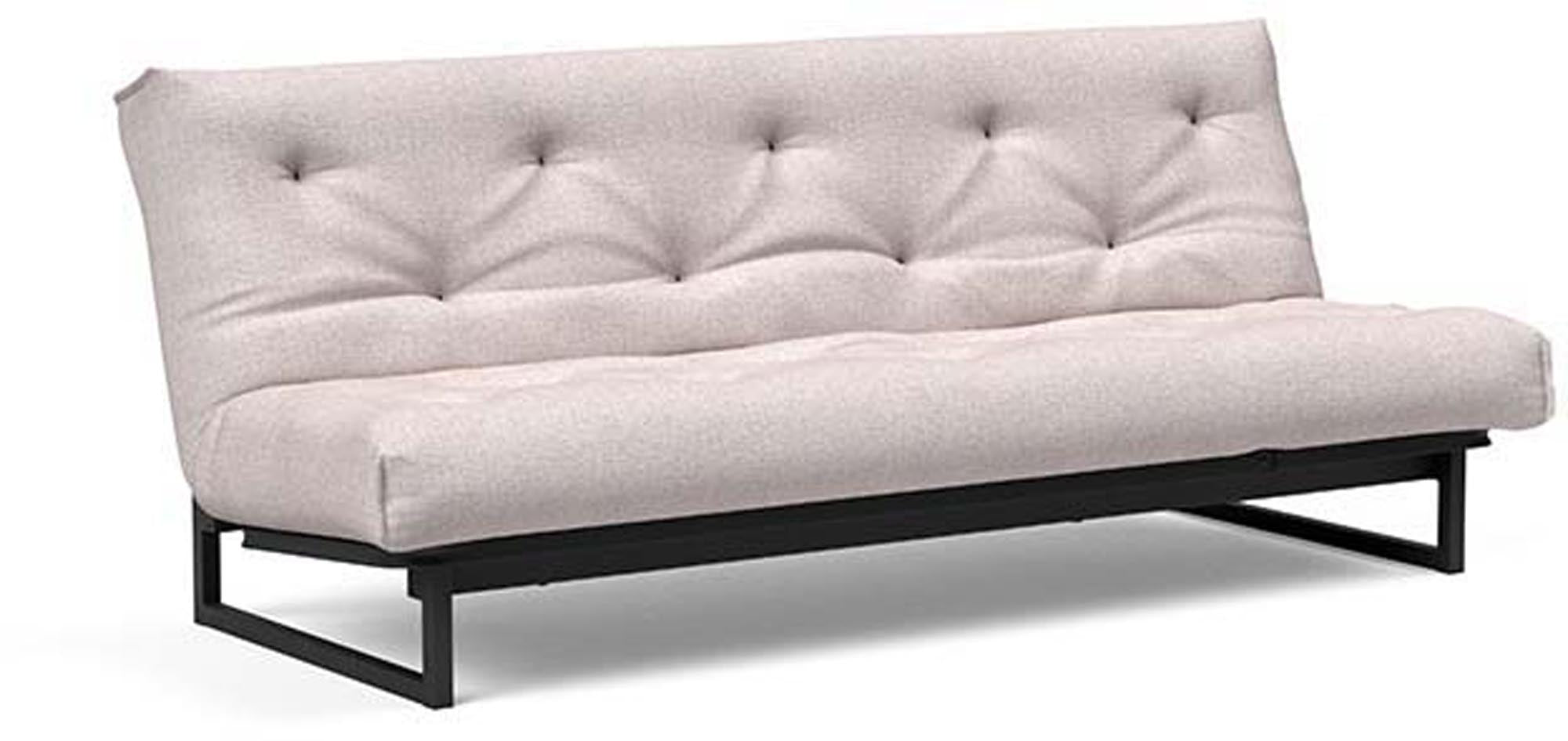 Erleben Sie das Fraction 120 Bettsofa Nordic Spring von Innovation Living – modernes skandinavisches Design, perfekt für kleine Räume und entspannende Nächte.