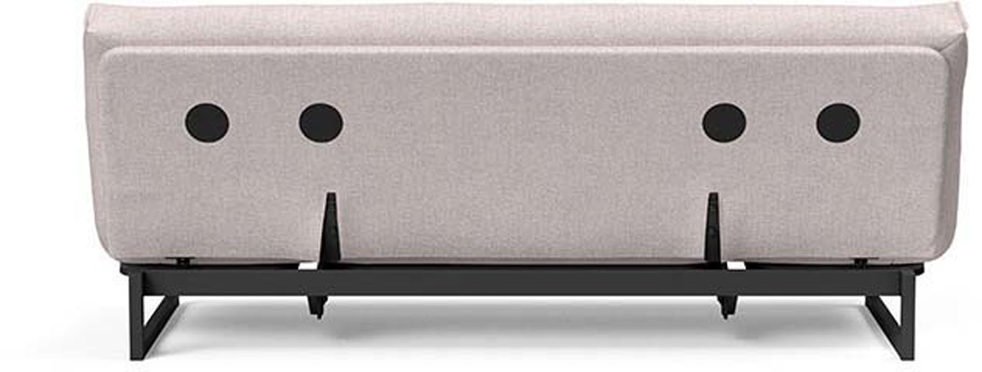 Erleben Sie das Fraction 120 Bettsofa Nordic Spring von Innovation Living – modernes skandinavisches Design, perfekt für kleine Räume und entspannende Nächte.