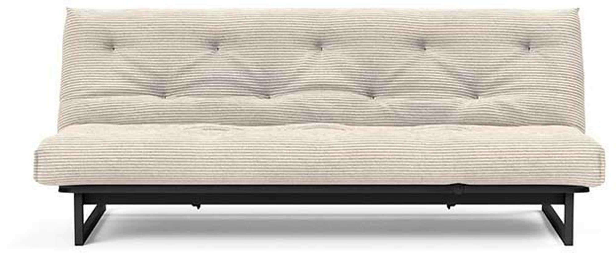 Entdecken Sie das Fraction 120 Bettsofa Nordic Spring von Innovation Living – stilvolles skandinavisches Design, ideal für kompakte Wohnräume und gemütliche Nächte.