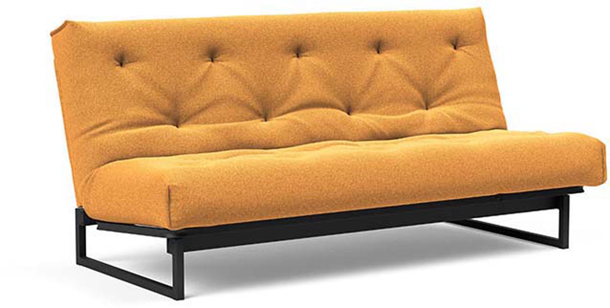 Erleben Sie das Fraction 140 Bettsofa Nordic von Innovation Living – modernes skandinavisches Design trifft auf hervorragende Funktionalität und Schlafqualität.