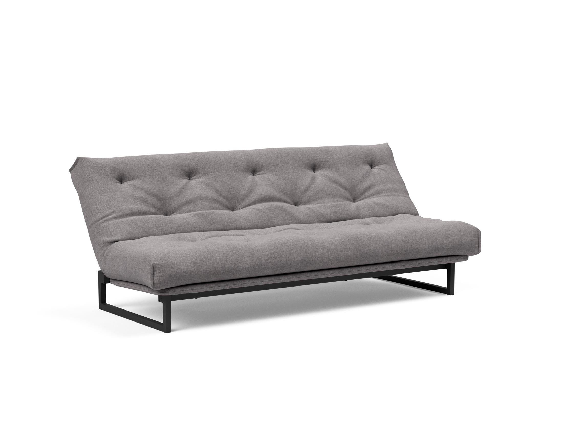 Fraction 120 Bettsofa Nordic: Stilvolles Schlafsofa mit hochwertiger Taschenfederkernmatratze. Ideal für modernes Wohnen und flexible Nutzung.