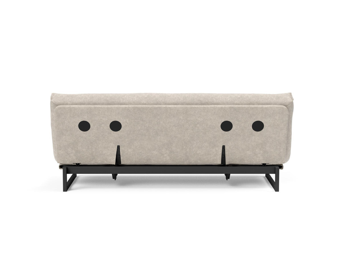 Fraction 120 Bettsofa Nordic mit Gestellbezug Soft Spring in 280 Avella Sand präsentiert im Onlineshop von KAQTU Design AG. Bettsofa ist von Innovation Living