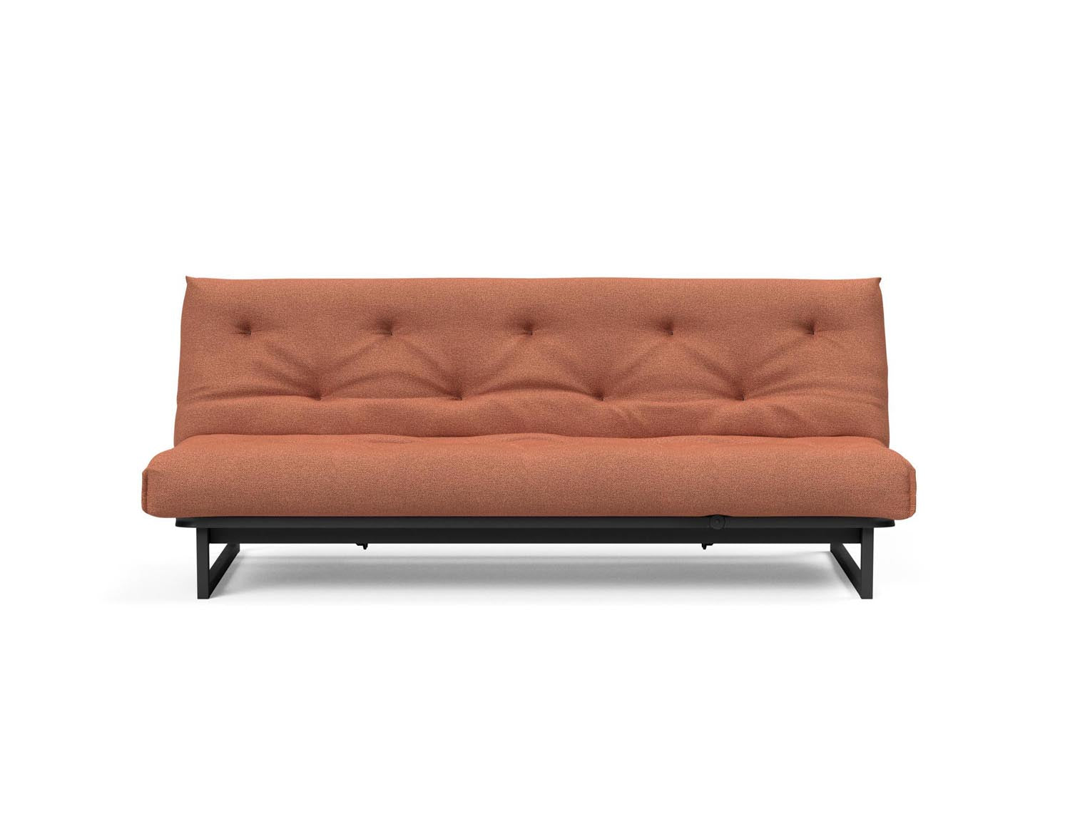 Fraction 120 Bettsofa Nordic Soft Spring: stilvolles skandinavisches Sofa, perfekt für kleine Wohnungen, vereint Komfort und Funktionalität für entspannte Nächte.
