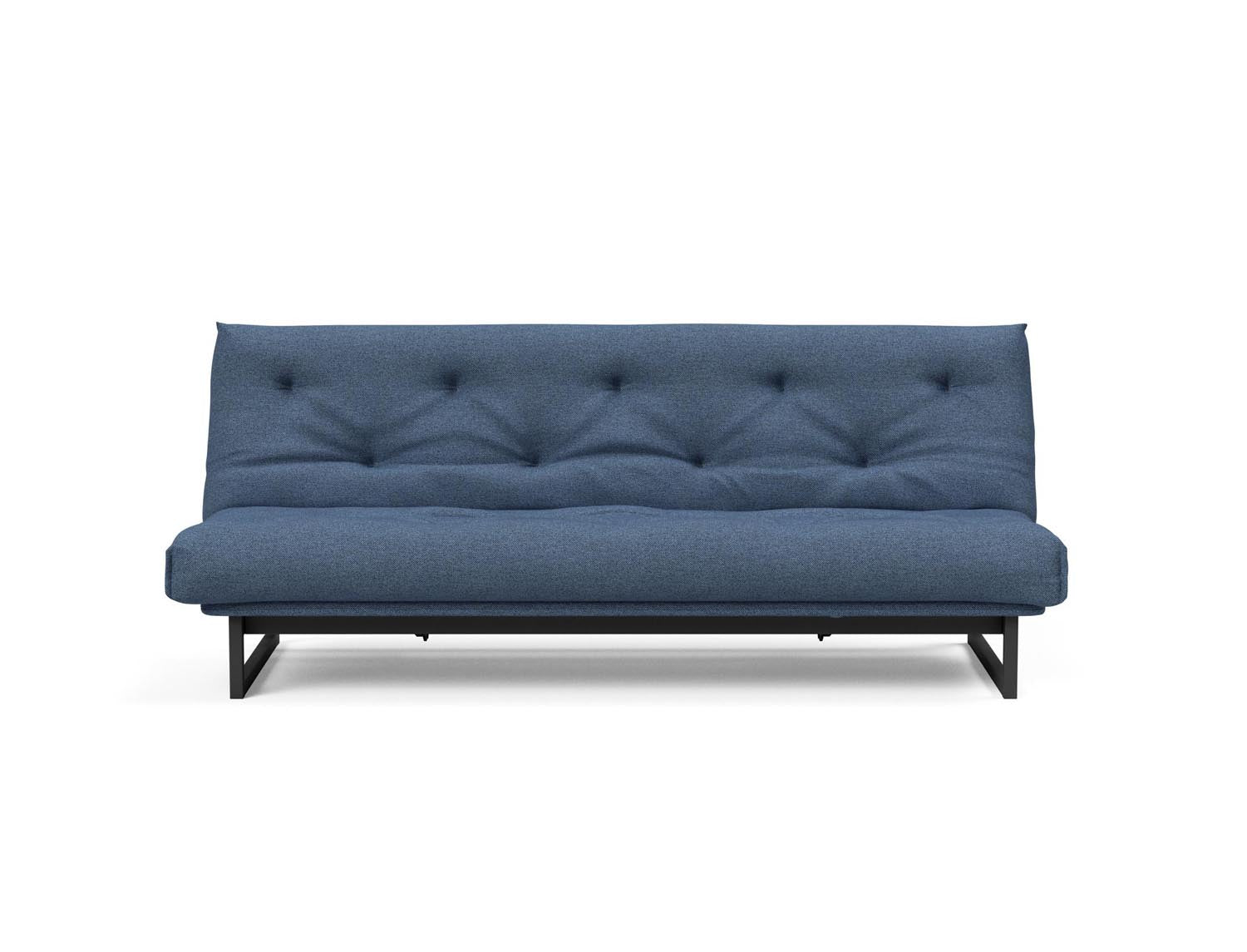 Fraction 120 Bettsofa Nordic mit Soft Spring Bezug, elegantes und vielseitiges Möbelstück für komfortable Entspannung und Schlafmöglichkeiten.