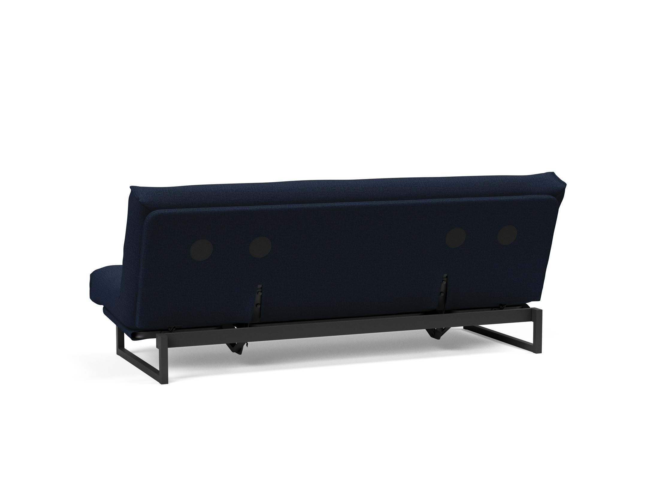 Fraction 120 Bettsofa Nordic: Elegantes Design trifft auf höchsten Komfort. Perfekt für kleine Räume und vielseitige Nutzung als Sofa oder Bett.