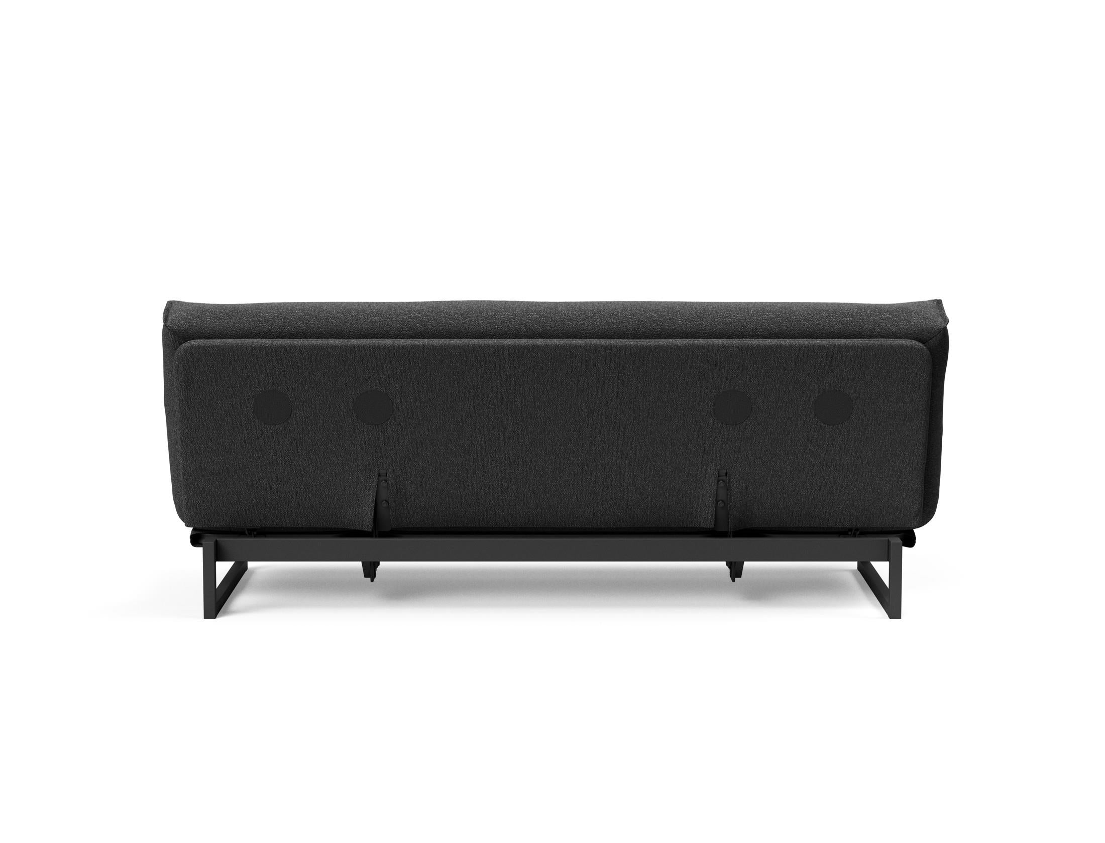 Fraction 120 Bettsofa Nordic: Stilvolles Schlafsofa mit hochwertiger Taschenfederkernmatratze. Ideal für modernes Wohnen und flexible Nutzung.