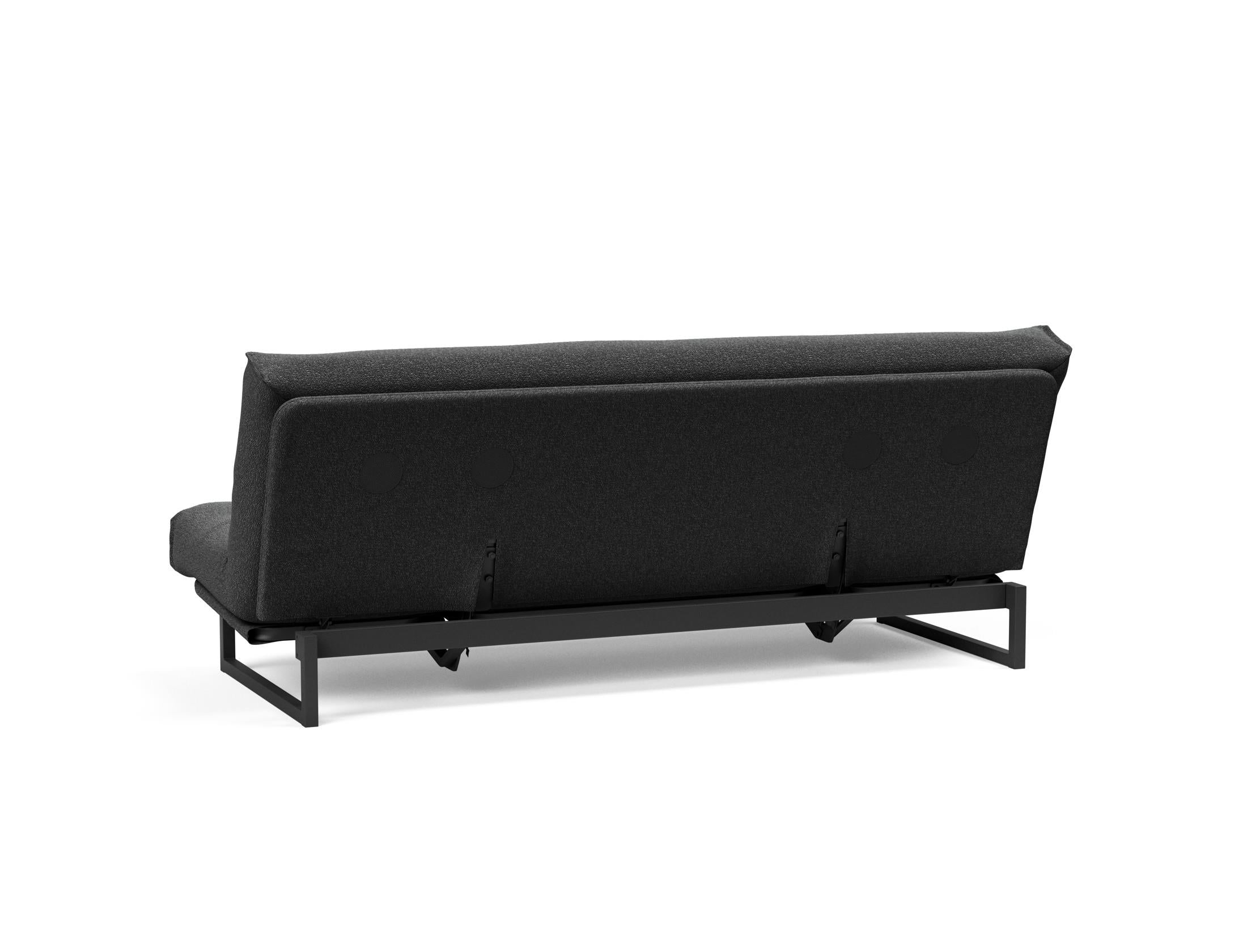 Fraction 120 Bettsofa Nordic: Elegantes Design trifft auf höchsten Komfort. Perfekt für kleine Räume und vielseitige Nutzung als Sofa oder Bett.