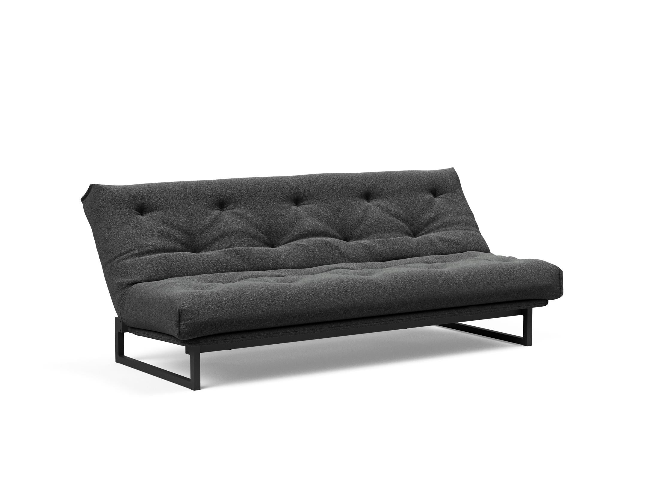 Fraction 120 Bettsofa Nordic: Stilvolles Schlafsofa mit hochwertiger Taschenfederkernmatratze. Ideal für modernes Wohnen und flexible Nutzung.