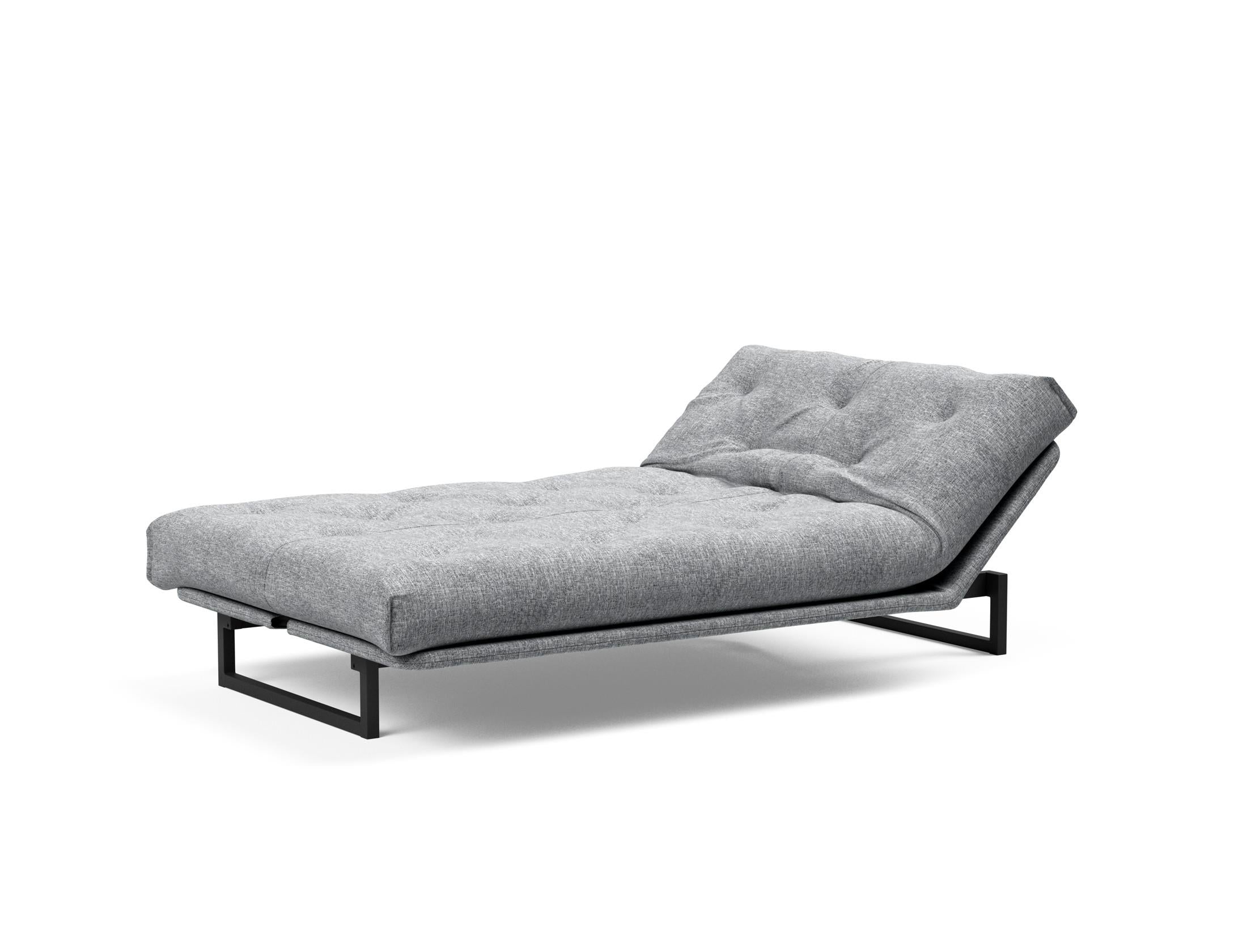 Fraction 120 Bettsofa Nordic: Stilvolles Schlafsofa mit hochwertiger Taschenfederkernmatratze. Ideal für modernes Wohnen und flexible Nutzung.