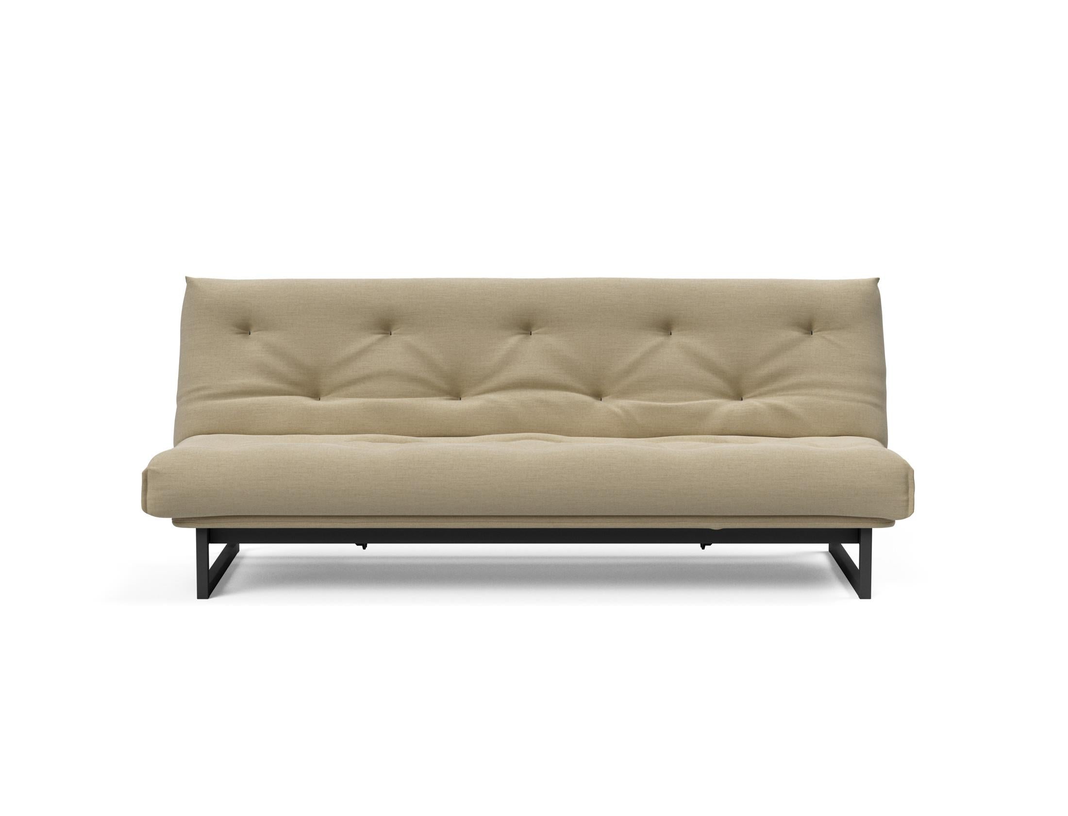 Fraction 120 Bettsofa Nordic: Elegantes Design trifft auf höchsten Komfort. Perfekt für kleine Räume und vielseitige Nutzung als Sofa oder Bett.