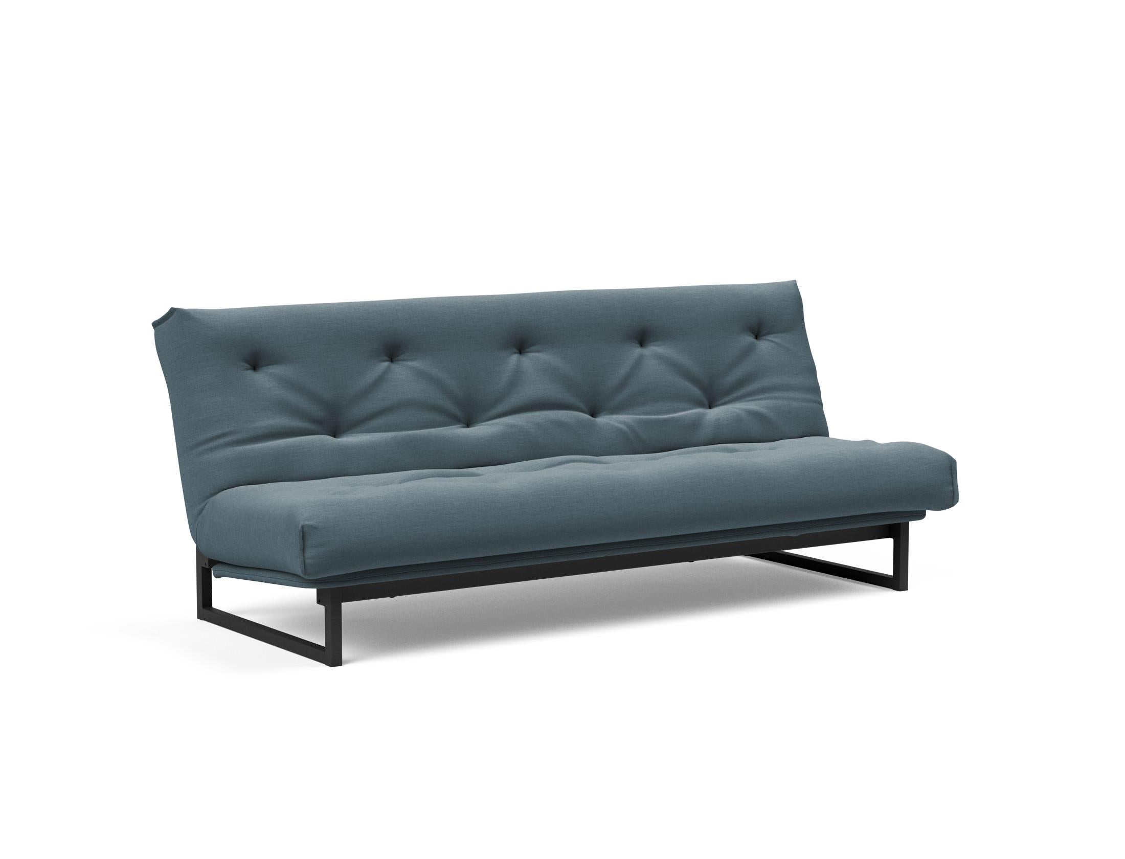 Fraction 120 Bettsofa Nordic: Stilvolles Schlafsofa mit hochwertiger Taschenfederkernmatratze. Ideal für modernes Wohnen und flexible Nutzung.