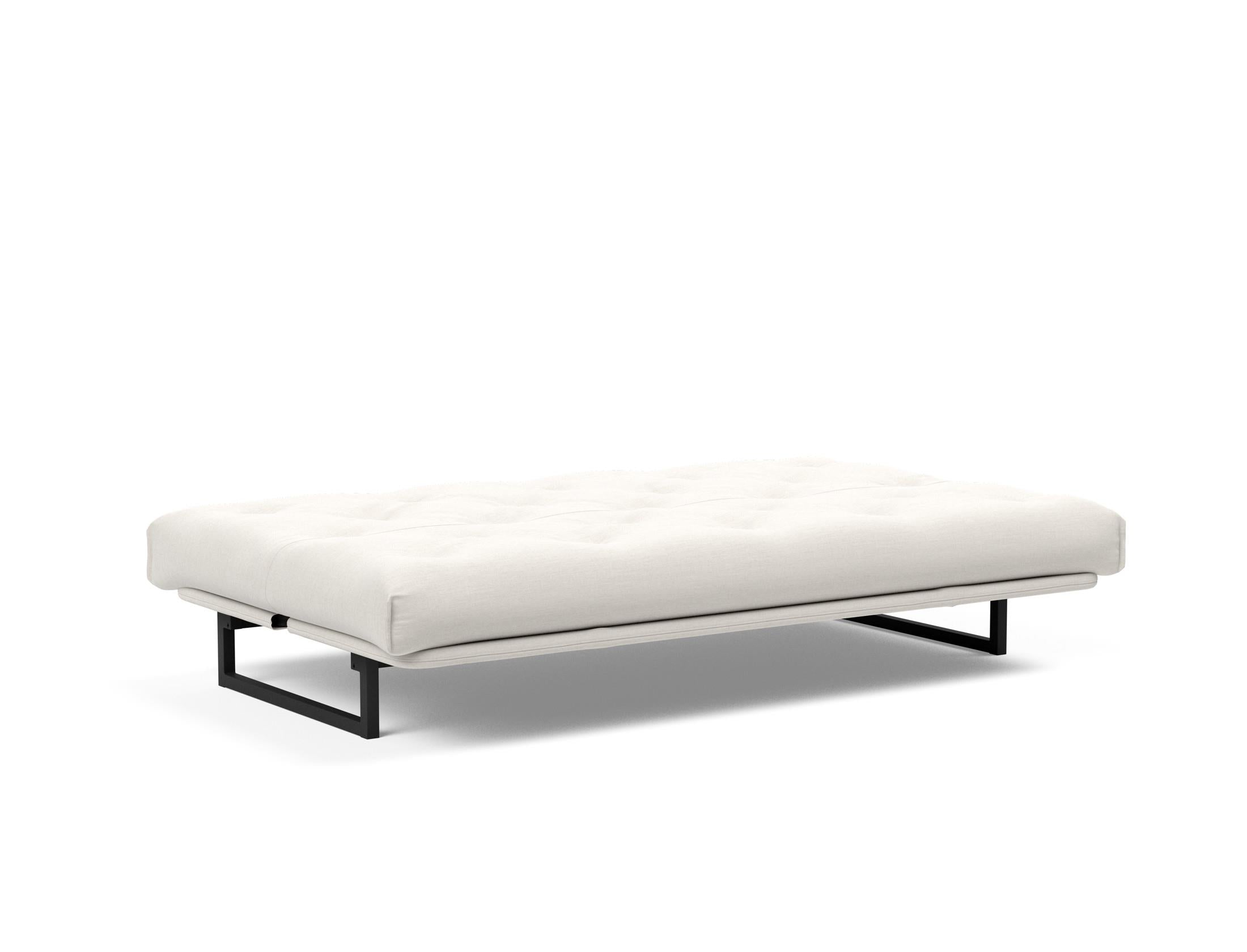 Fraction 120 Bettsofa Nordic: Stilvolles Schlafsofa mit hochwertiger Taschenfederkernmatratze. Ideal für modernes Wohnen und flexible Nutzung.