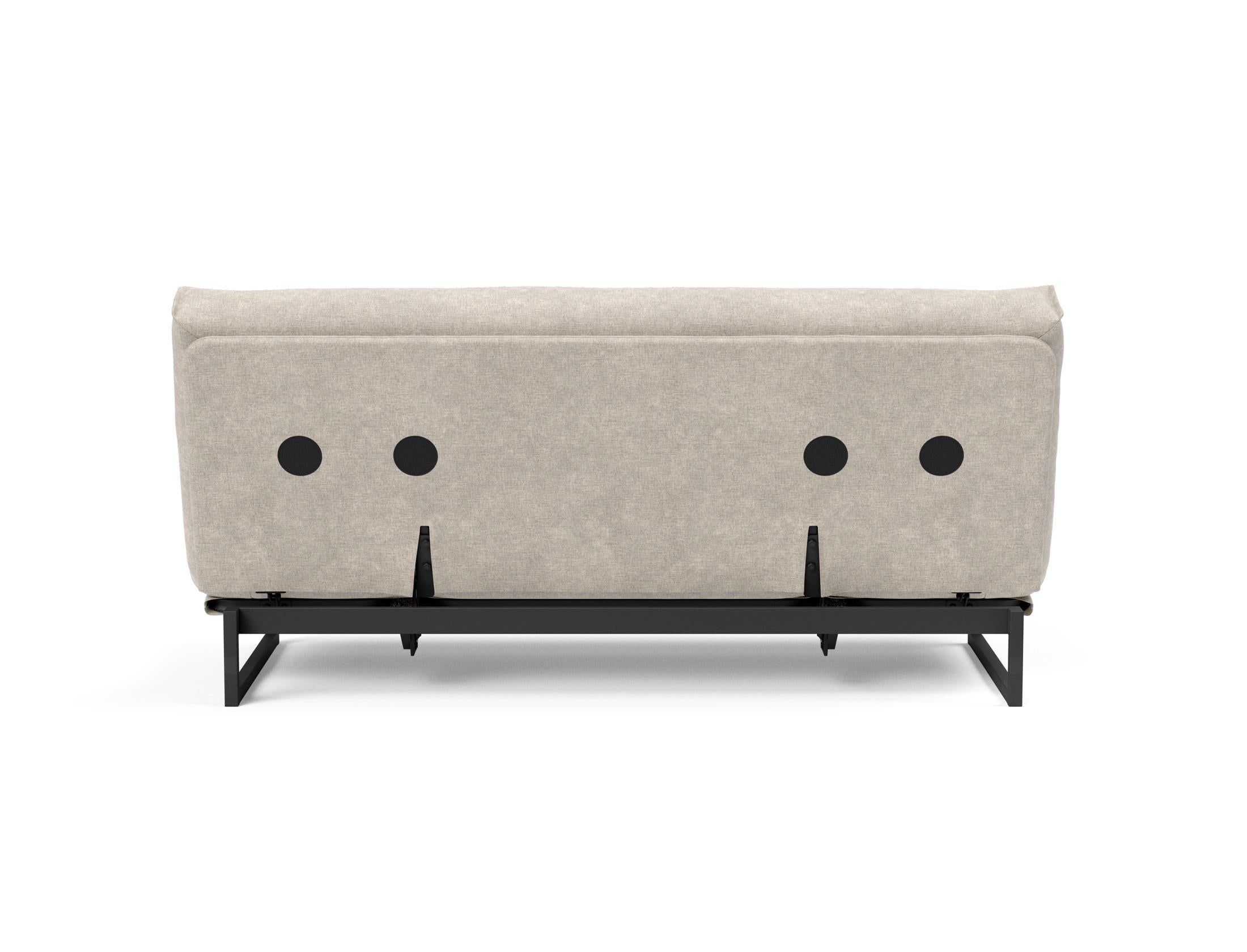 Fraction 140 Bettsofa Nordic: Stilvolles Schlafsofa mit hochwertiger Matratze. Ideal für Wohnzimmer und Gästezimmer – komfortabel und flexibel.