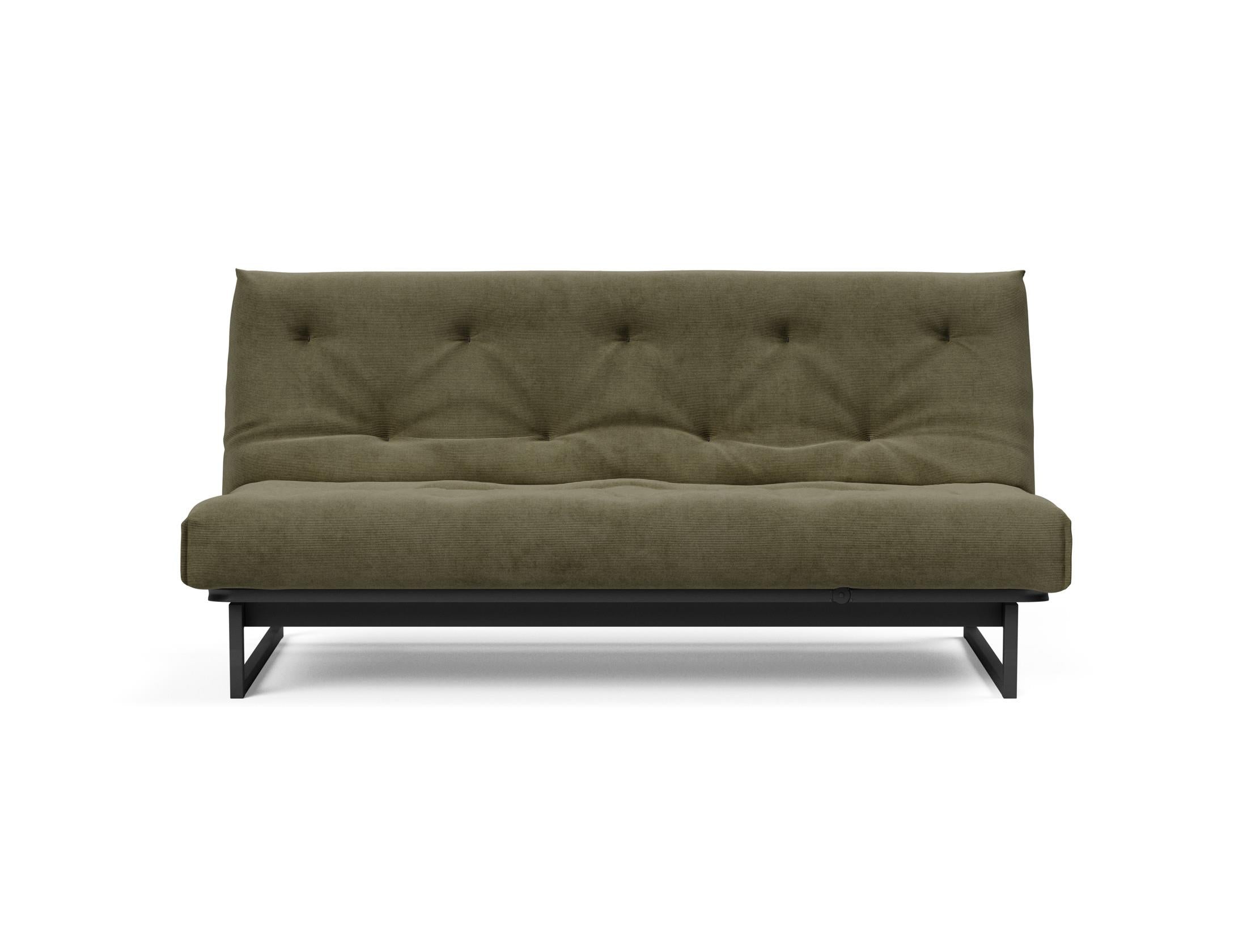 Fraction 140 Bettsofa Nordic Soft Spring: elegantes skandinavisches Design, ideal für kleine Räume, vereint Komfort und Funktionalität für erholsame Nächte.