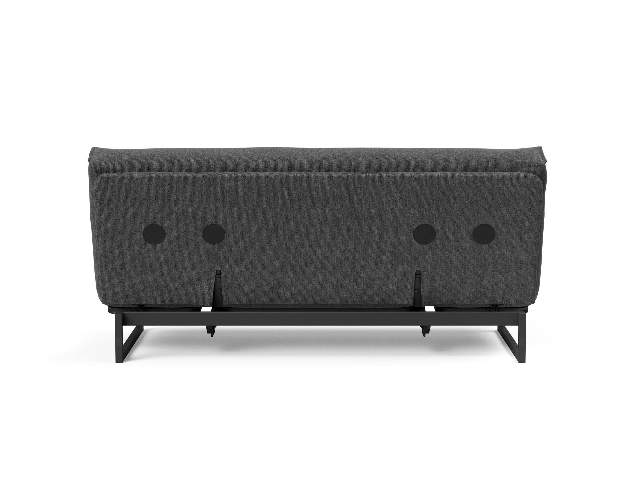 Fraction 140 Bettsofa Nordic Soft Spring: modernes skandinavisches Sofa, perfekt für kompakte Wohnräume, bietet stilvollen Komfort und praktische Schlaflösung.
