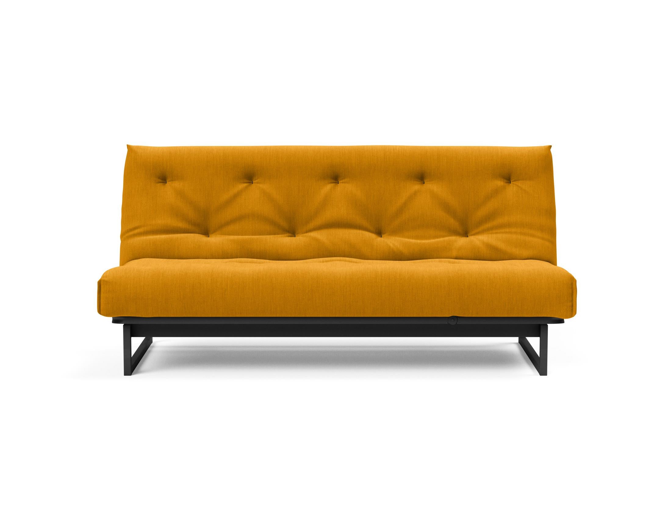 Modernes Fraction 140 Bettsofa von Innovation Living, perfekt für kompakte Wohnräume, vereint skandinavische Ästhetik mit praktischer Vielseitigkeit.