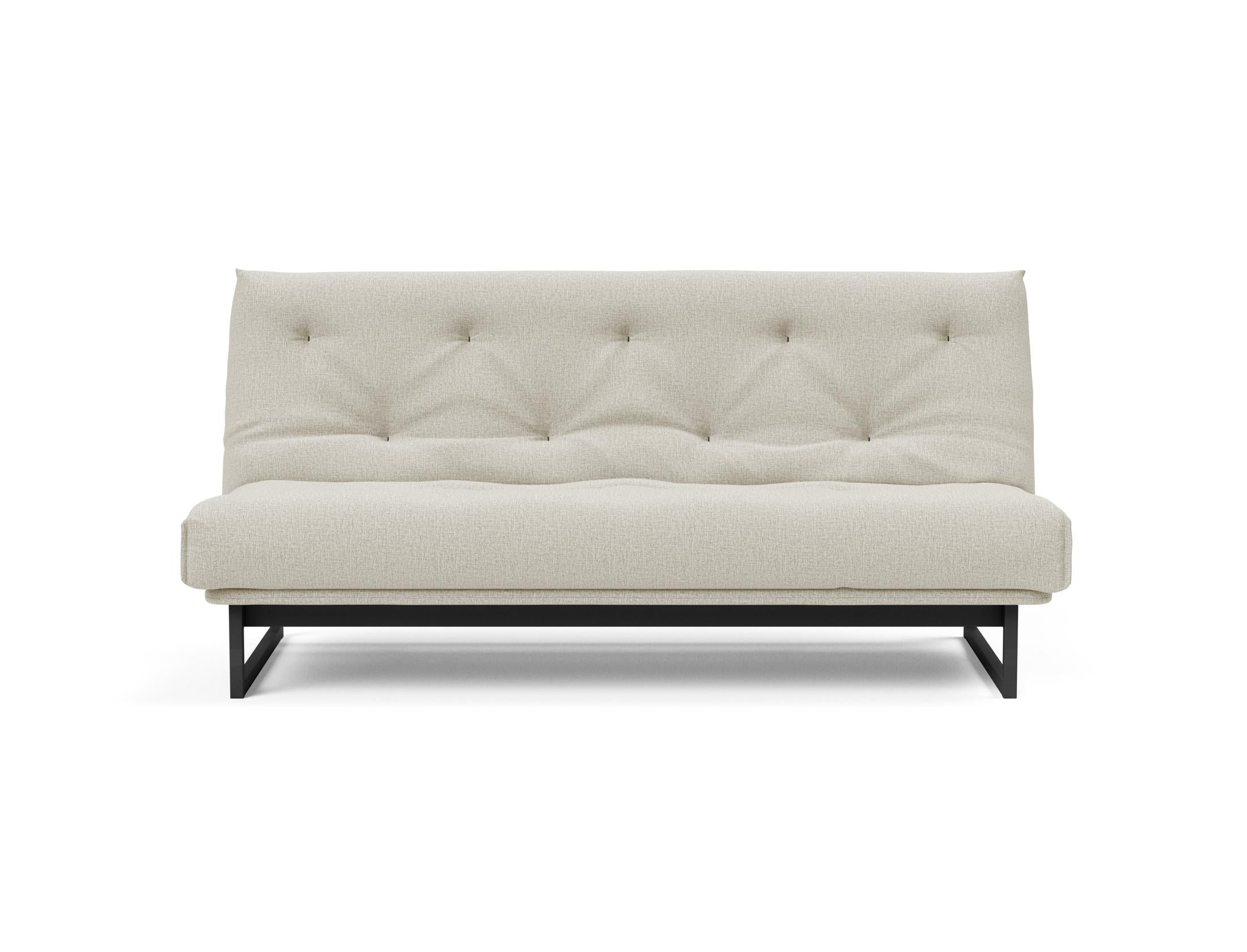 Elegantes Fraction 140 Bettsofa Nordic mit hochwertigem Soft Spring Bezug, ideal für gemütliche Stunden und modernes Wohndesign.
