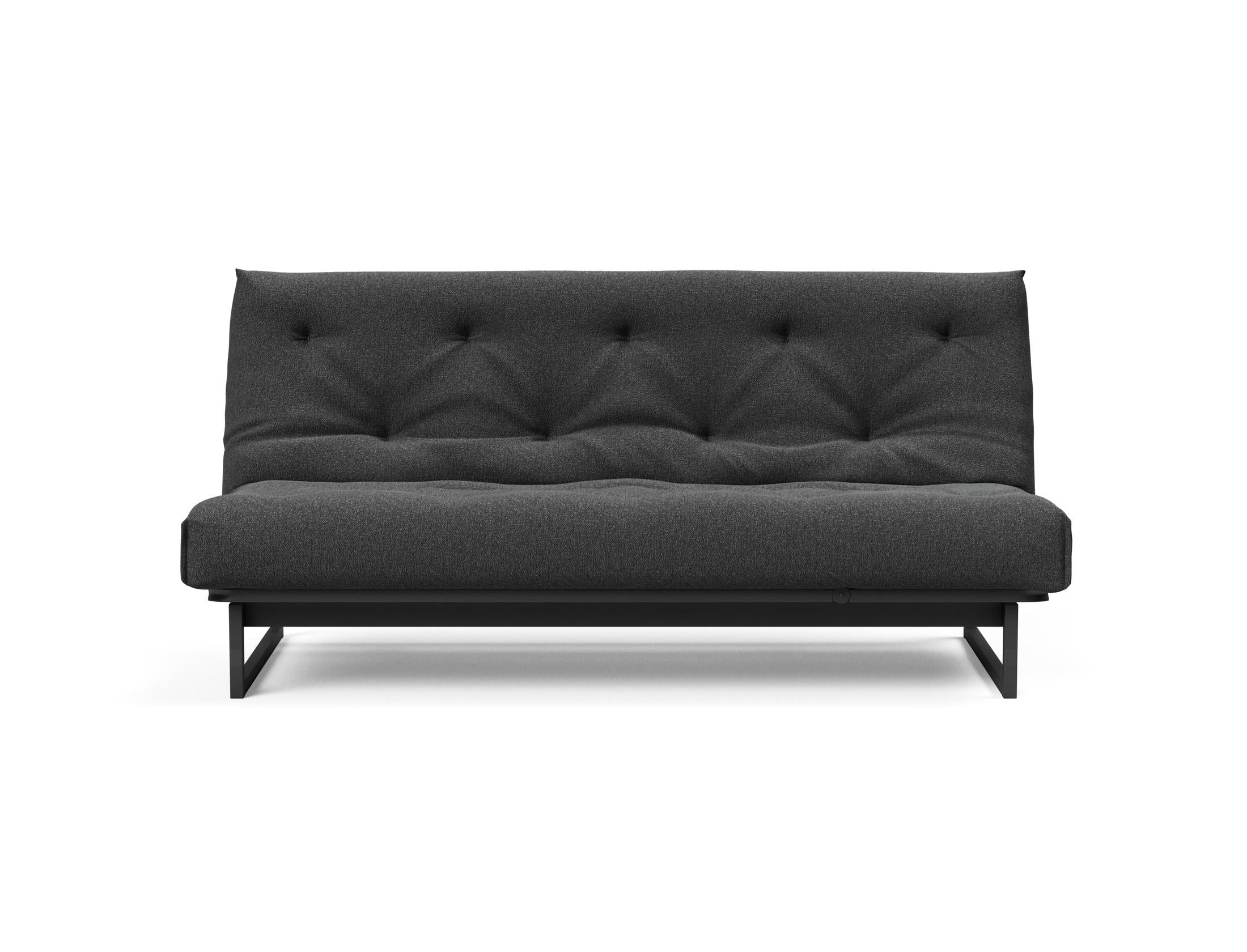 Modernes Fraction 140 Bettsofa Nordic mit elegantem Soft Spring Bezug, ideal für stilvolle Wohnräume und gemütliche Nächte.