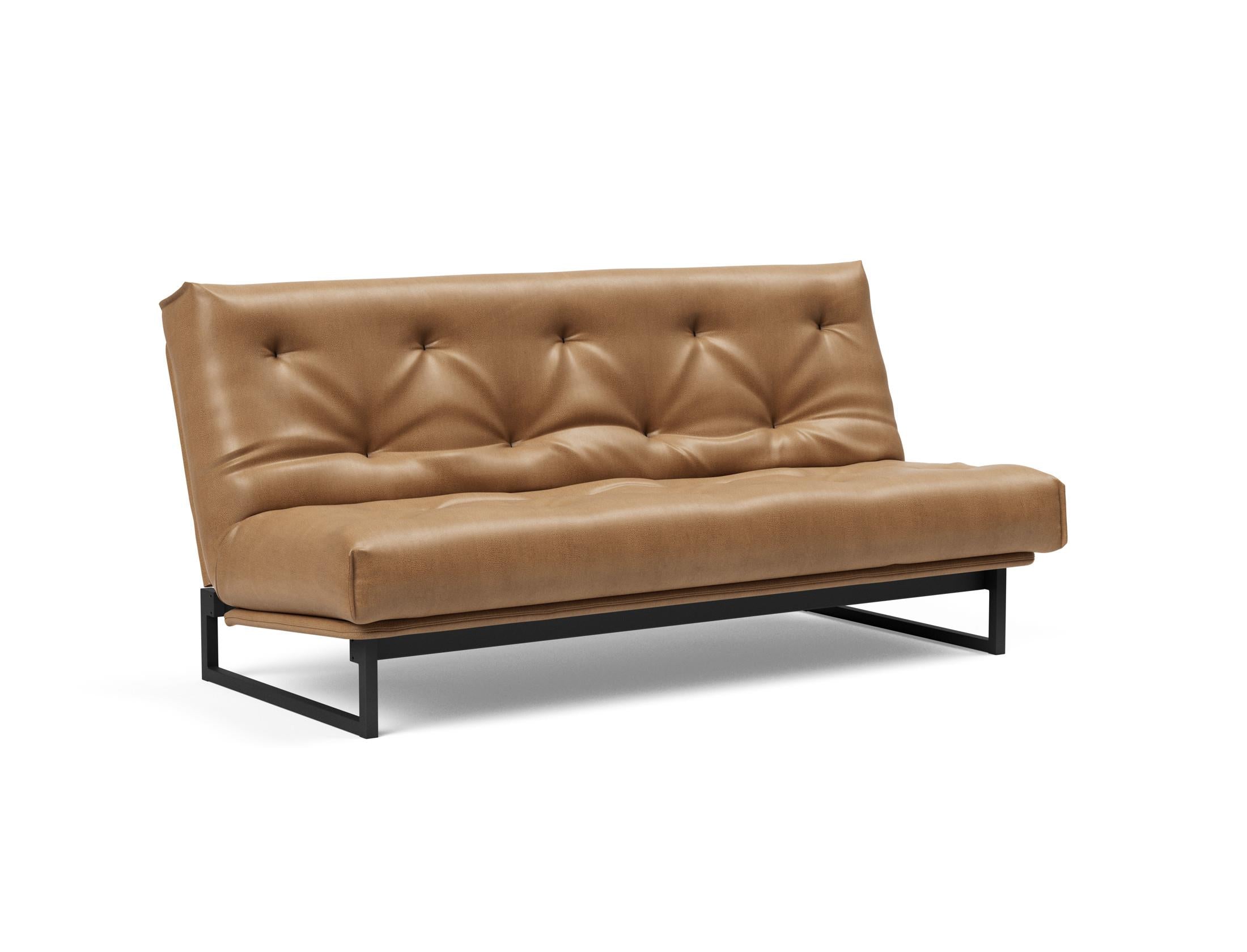 Fraction 140 Bettsofa Nordic: Stilvolles Schlafsofa mit hochwertiger Matratze. Ideal für Wohnzimmer und Gästezimmer – komfortabel und flexibel.