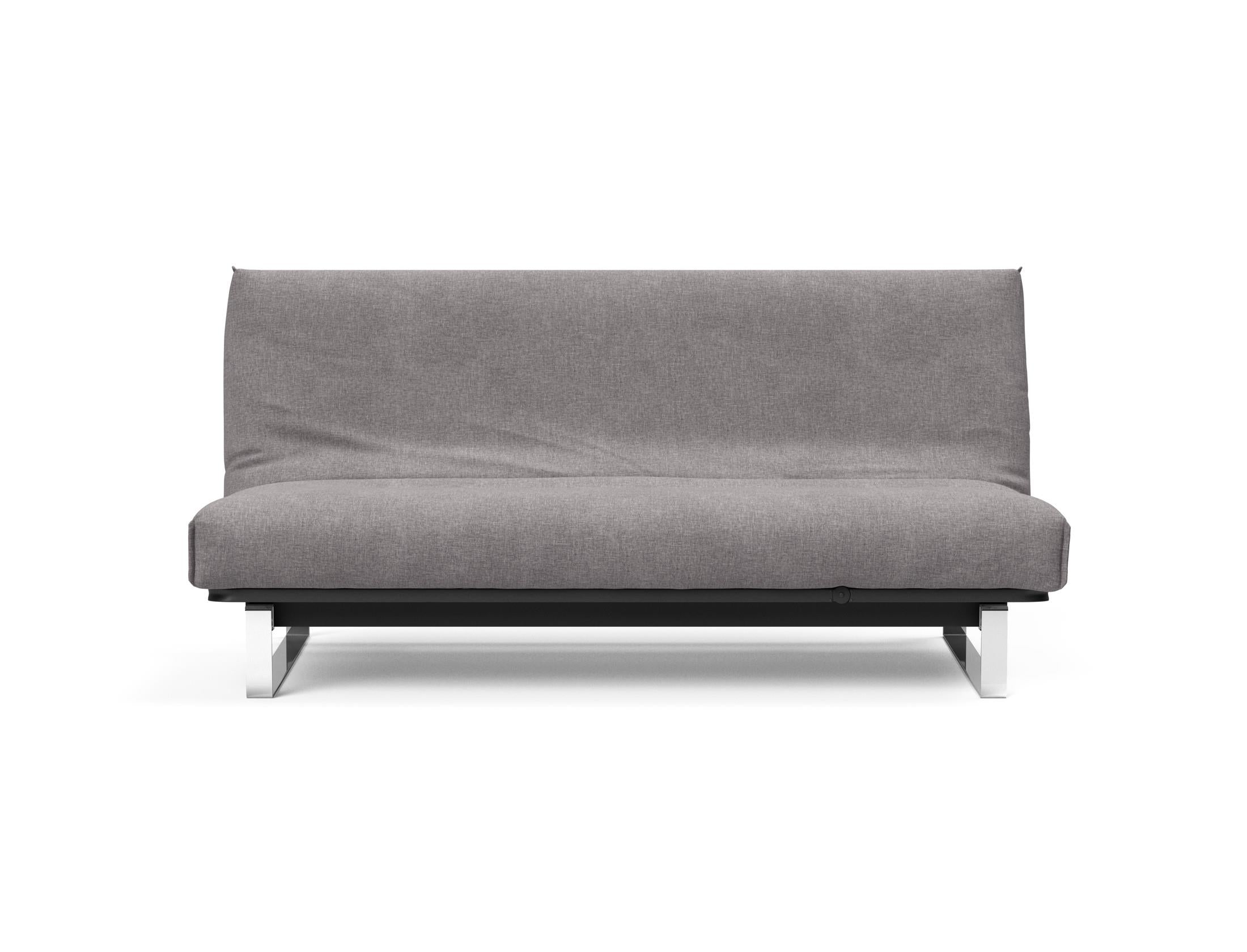 Entdecken Sie das Minimum Bettsofa 140 Nordic Cover von Innovation Living: stilvolles skandinavisches Design, komfortable Soft Spring Matratze und vielseitige Nutzungsmöglichkeiten.