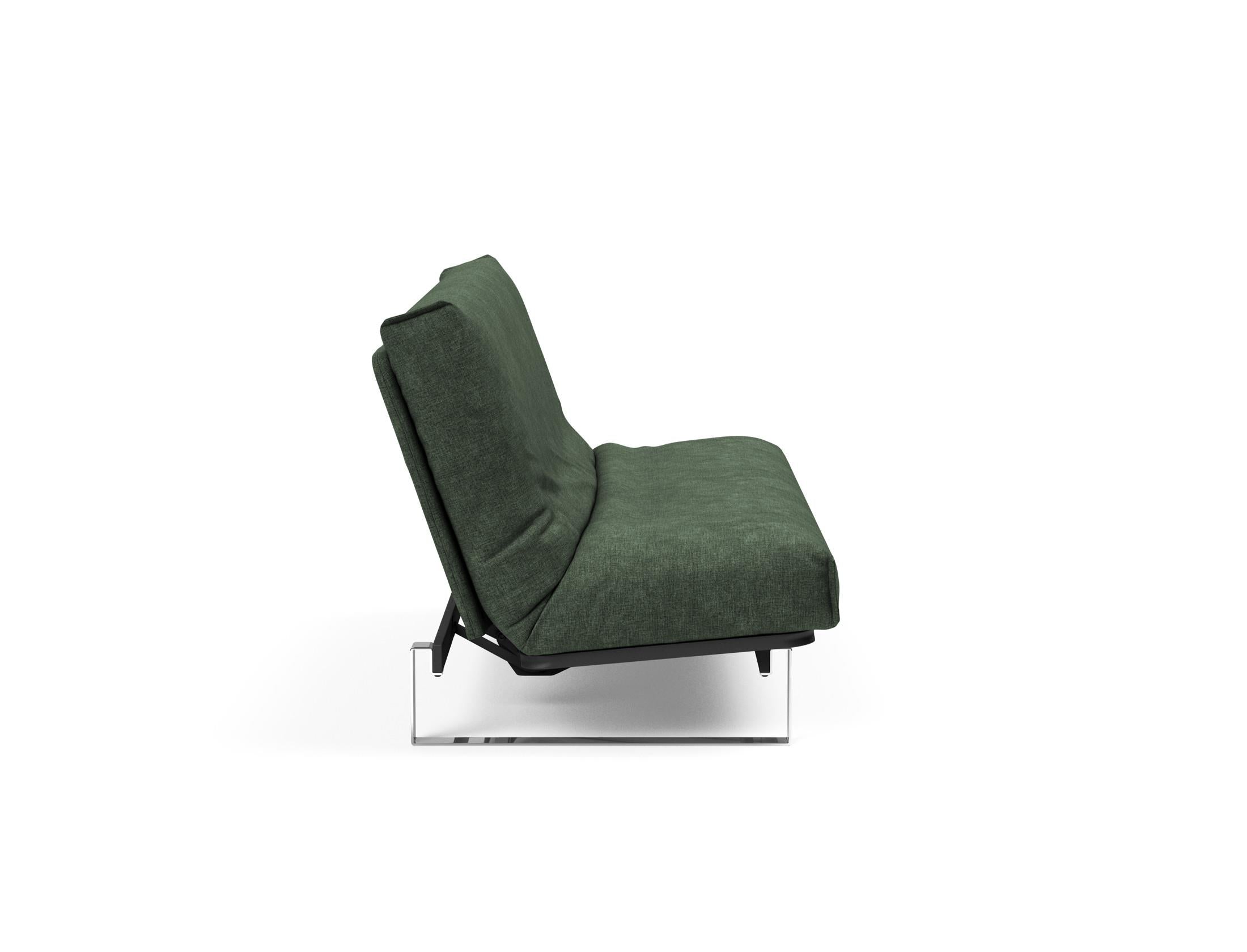 Erleben Sie das Minimum Bettsofa Nordic Cover von Innovation Living: modernes skandinavisches Design, hochwertige Materialien und anpassbare Matratzen für optimalen Komfort.