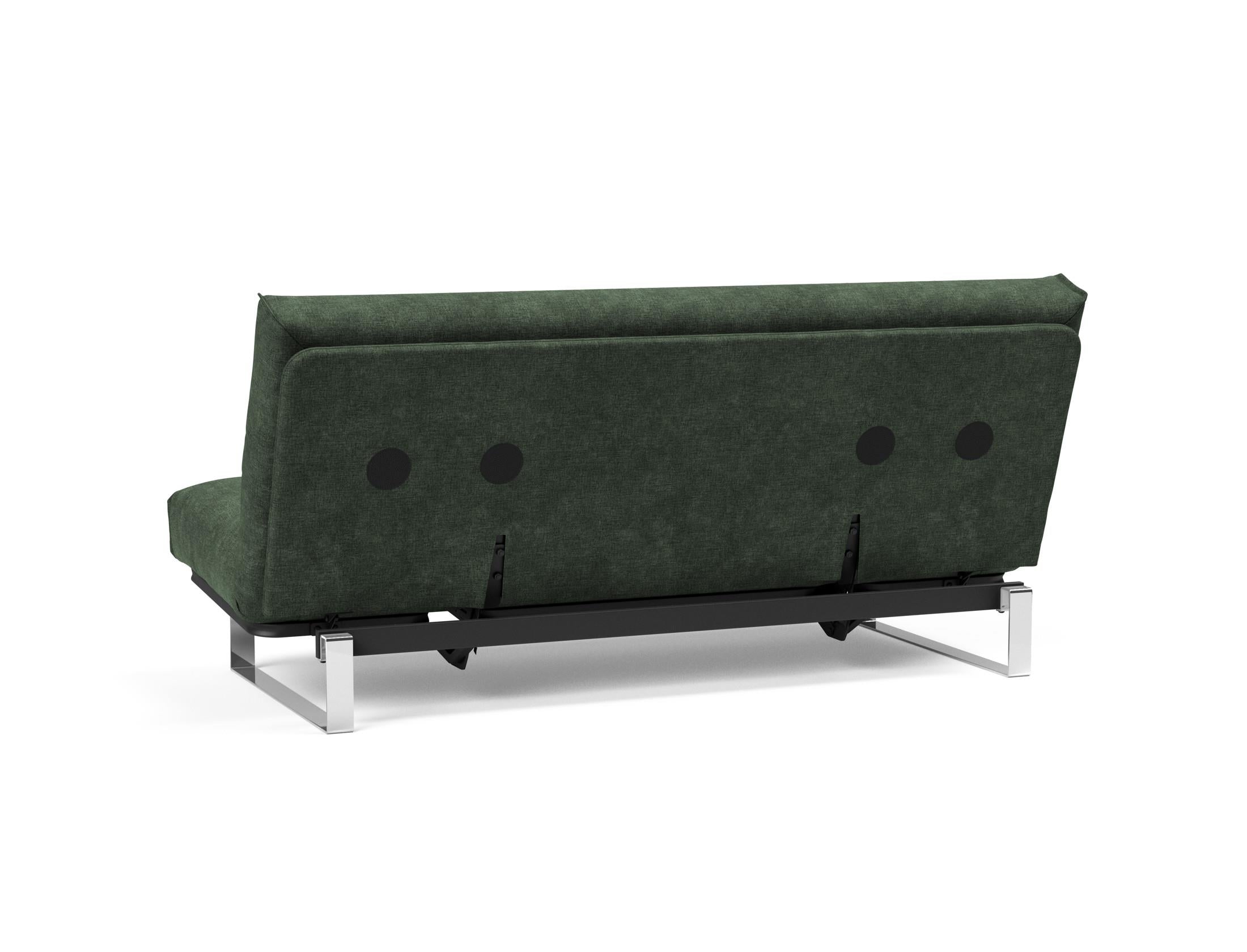 Erleben Sie das Minimum Bettsofa Nordic Cover von Innovation Living: modernes skandinavisches Design, hochwertige Materialien und anpassbare Matratzen für optimalen Komfort.