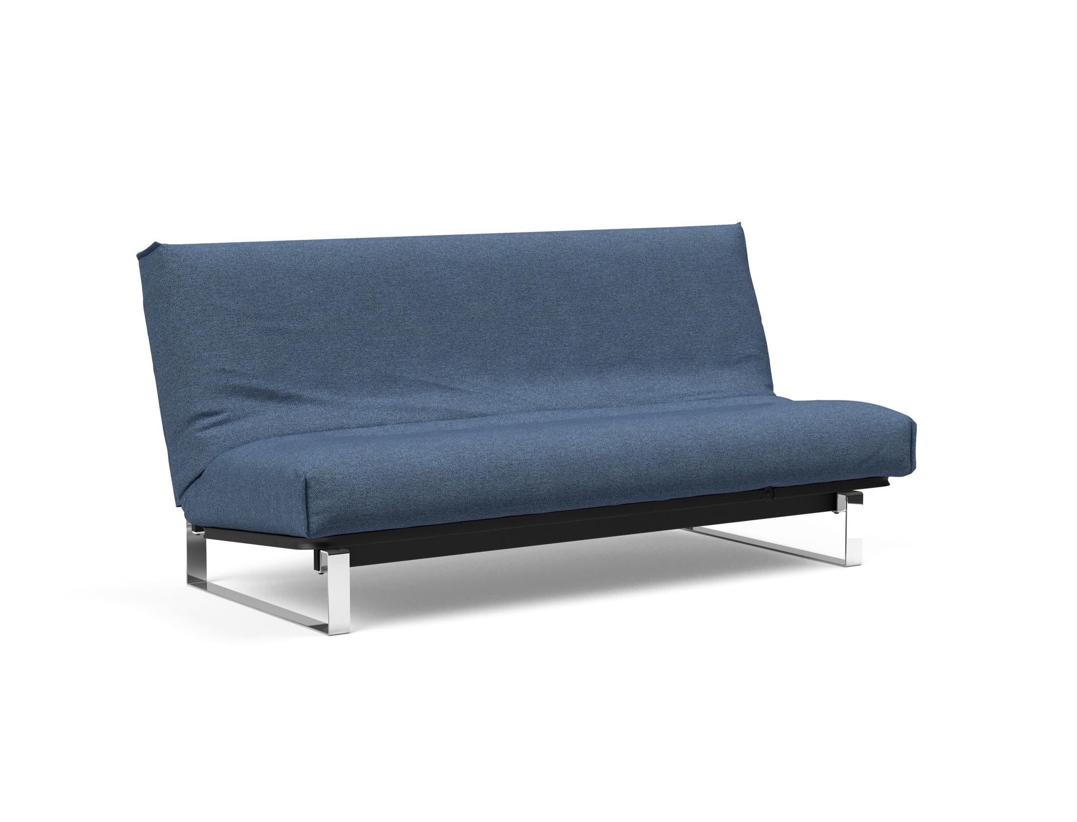 Erleben Sie das Minimum Bettsofa Nordic Cover von Innovation Living: modernes skandinavisches Design, hochwertige Materialien und anpassbare Matratzen für optimalen Komfort.