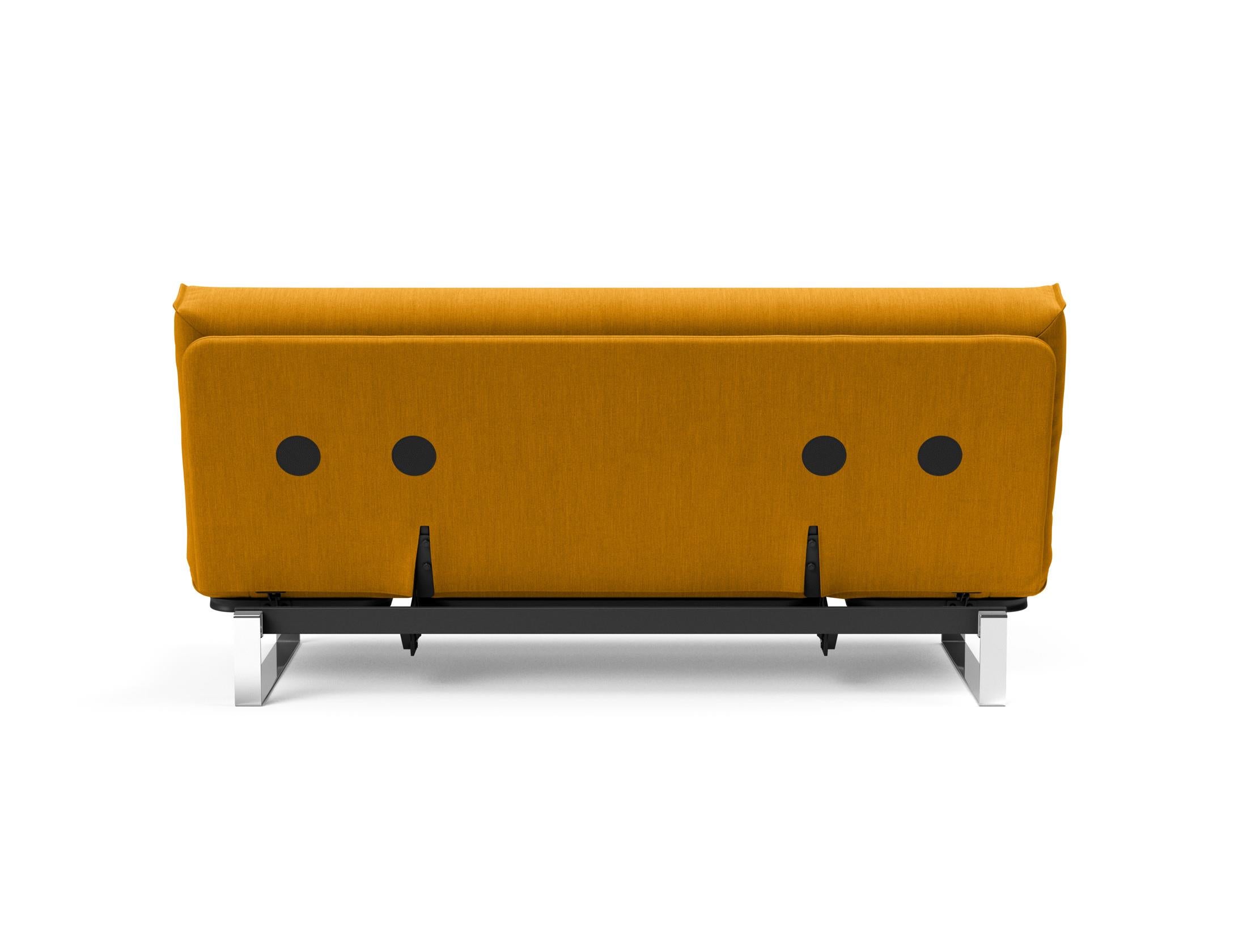 Entdecken Sie das Minimum Bettsofa 140 Nordic Cover von Innovation Living: stilvolles skandinavisches Design, komfortable Soft Spring Matratze und vielseitige Nutzungsmöglichkeiten.