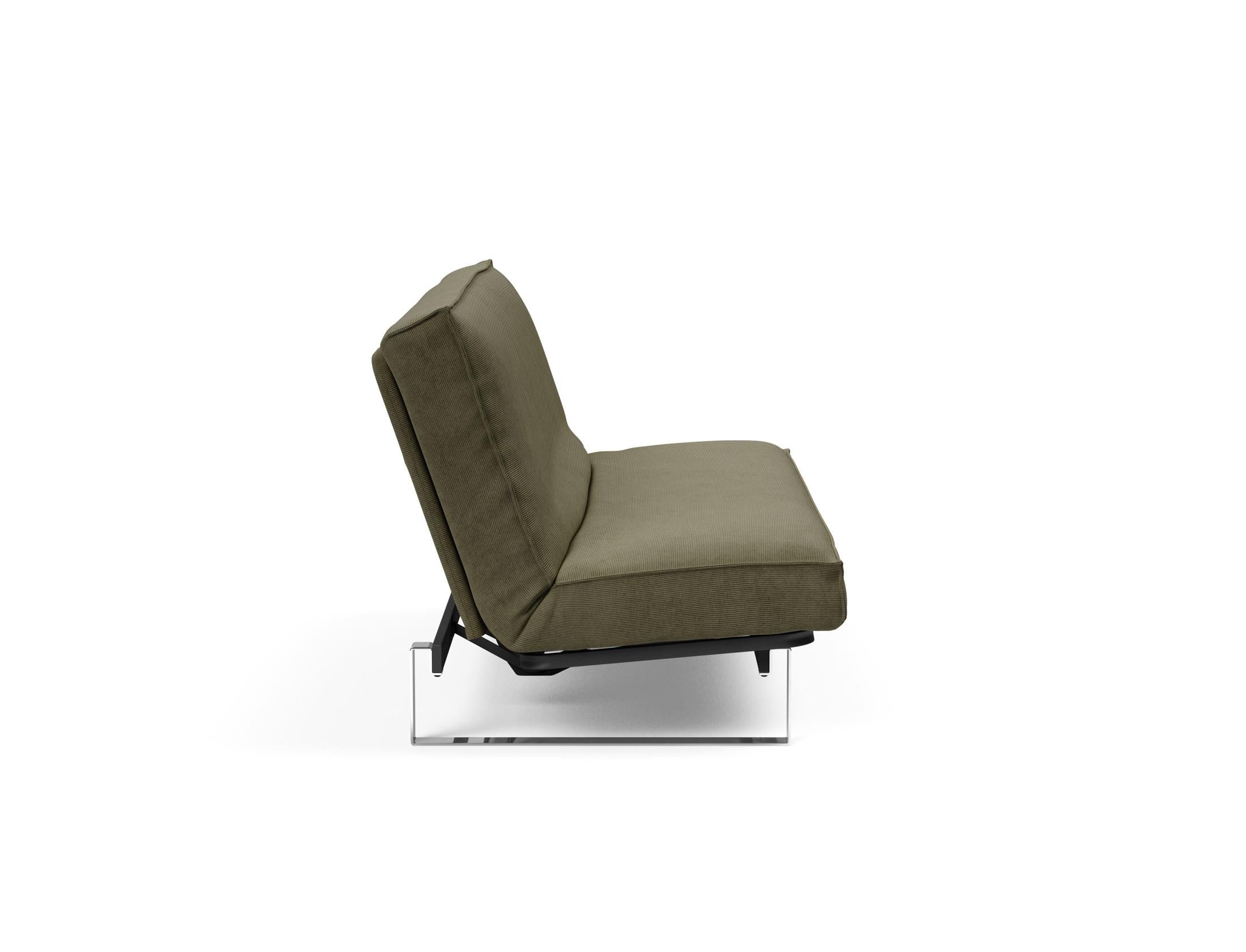 Erleben Sie das Minimum Bettsofa 140 Sharp Plus Cover Soft Spring von Innovation Living – stilvolles Design trifft auf Funktionalität und Komfort.