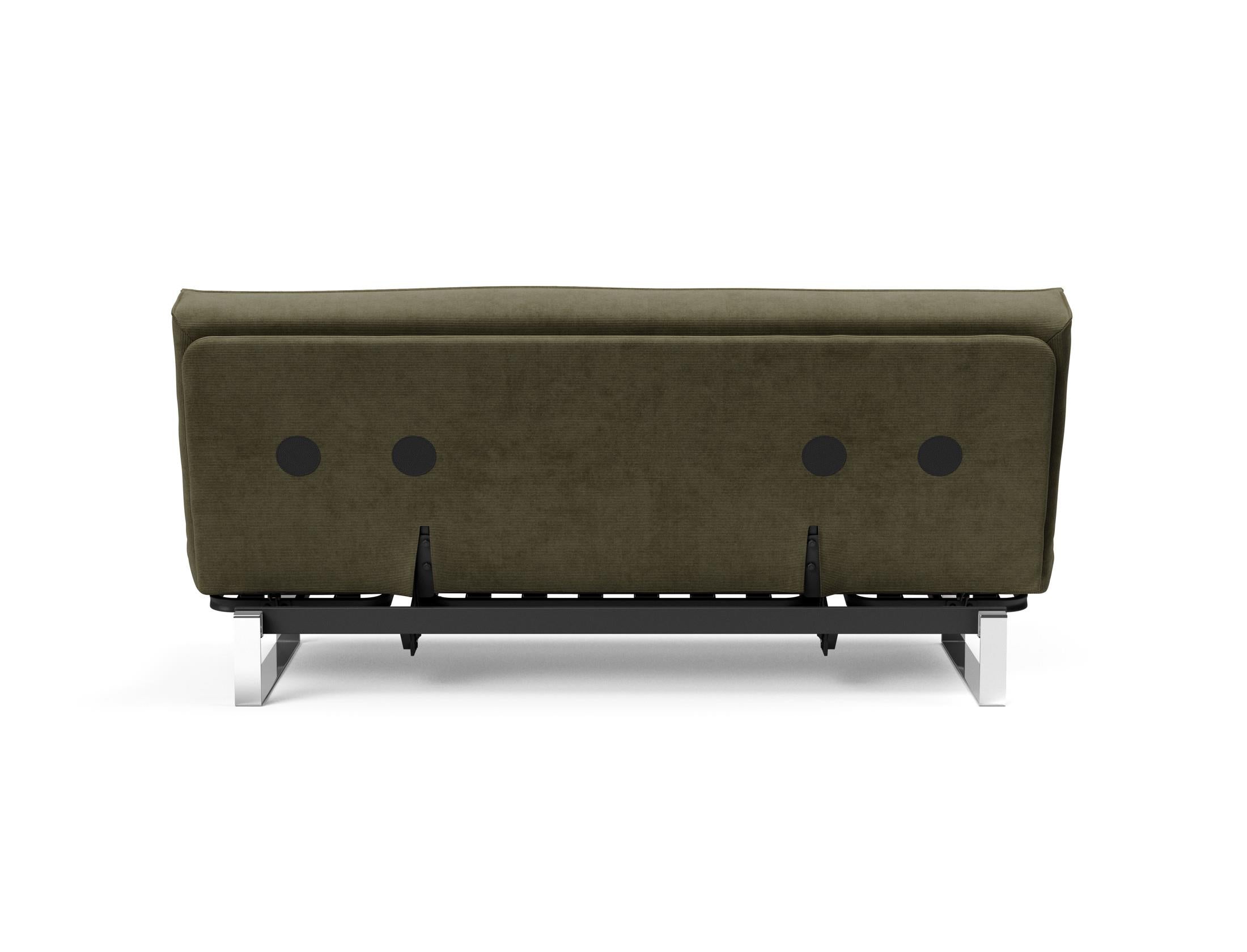 Entdecken Sie das Minimum Bettsofa 140 Sharp Plus Cover Soft Spring von Innovation Living – eine perfekte Kombination aus modernem Stil und vielseitiger Nutzung.